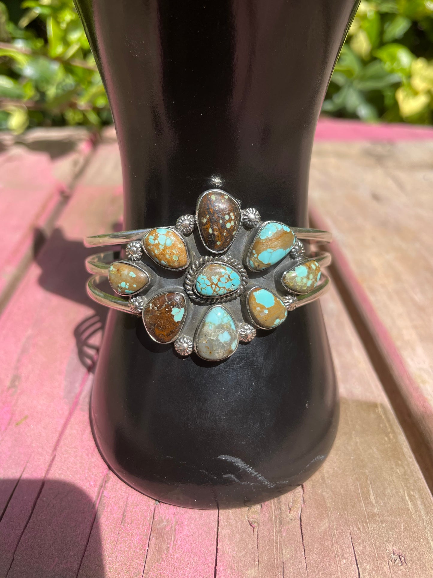 Royston Turquoise Sterling Silver Cuff Bracelet