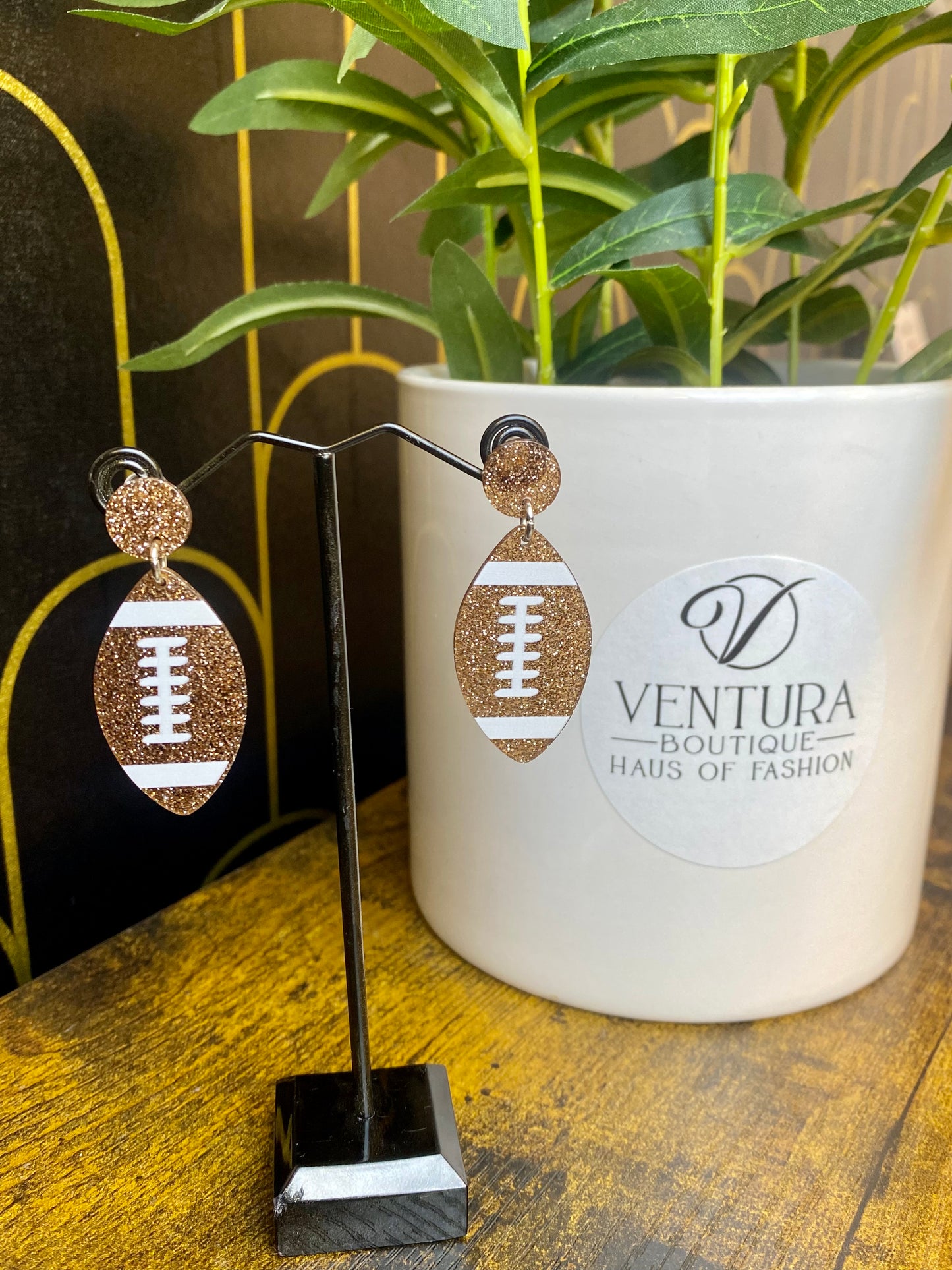 Football Earrings