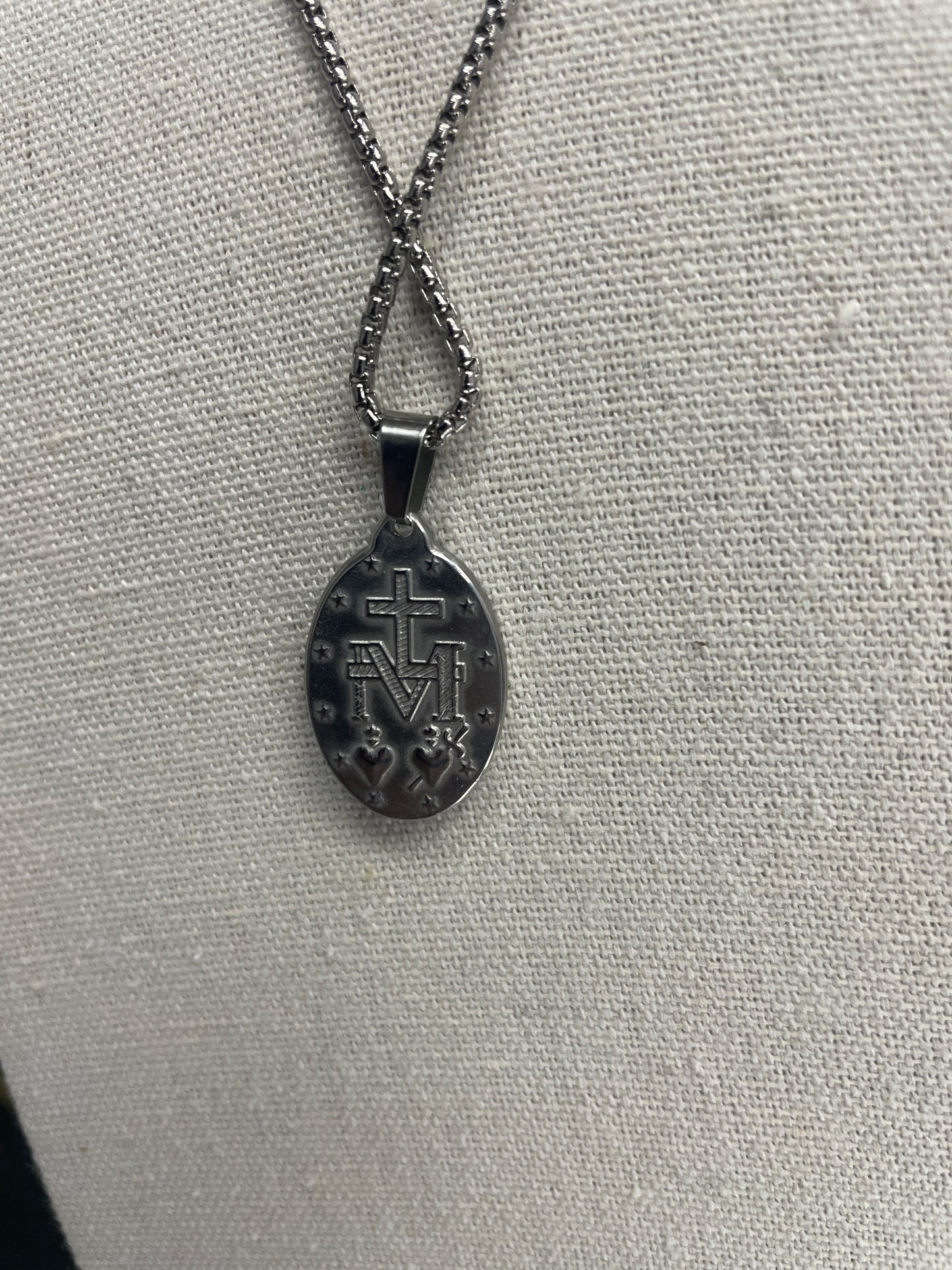 Mary Stainless Steel Necklace