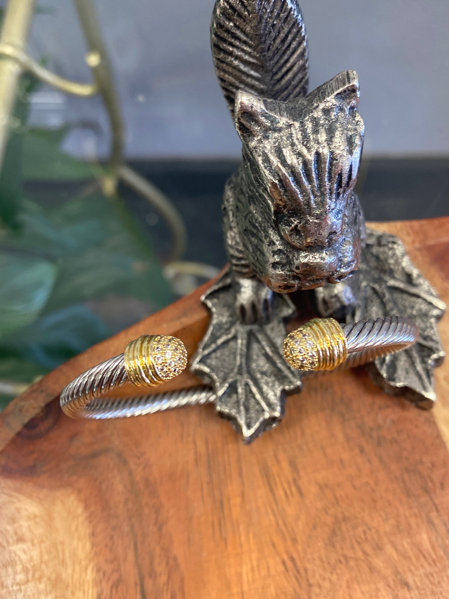 Yurmen Crystal Cuff Bracelet