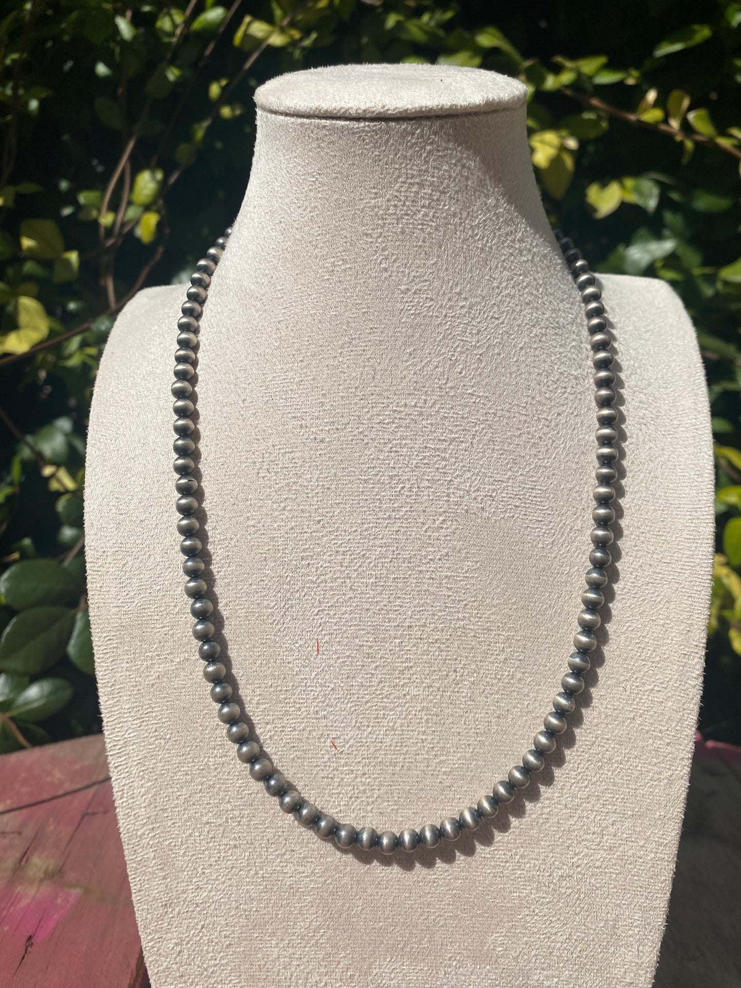 5mm Navajo | Navajo Style Handmade Navajo Style Pearls Necklace | Varying Lengths