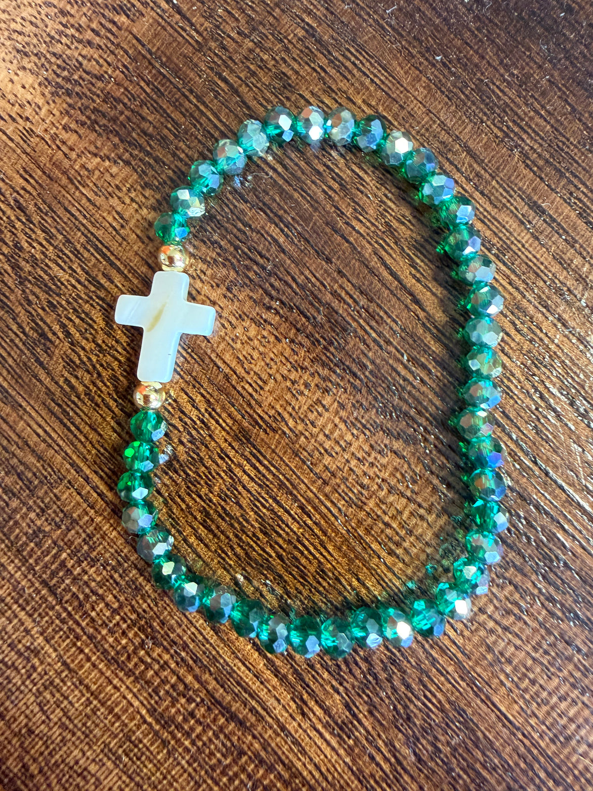 Crystal Cross Stretchy Bracelets
