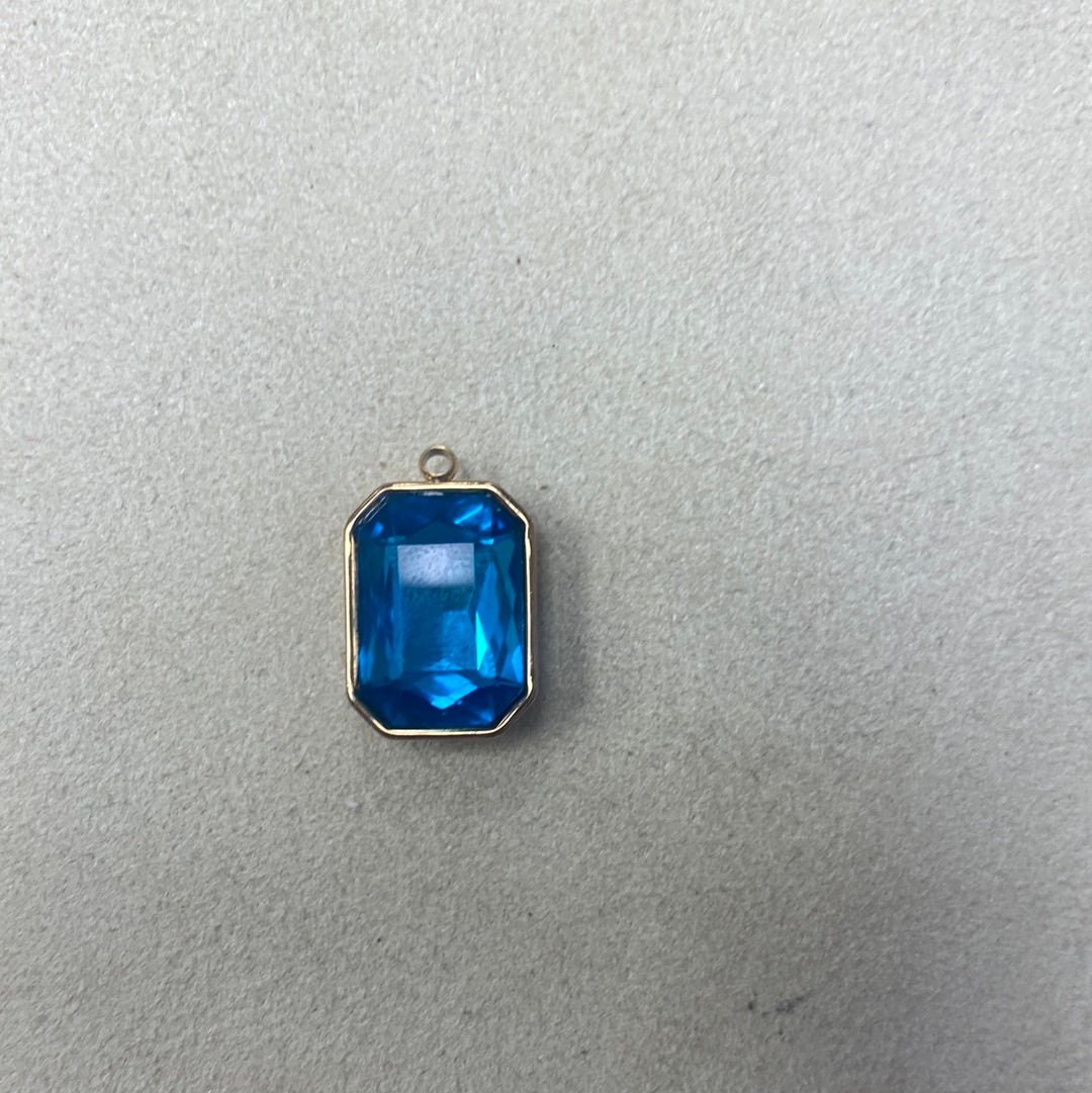 Gold Stone Charms