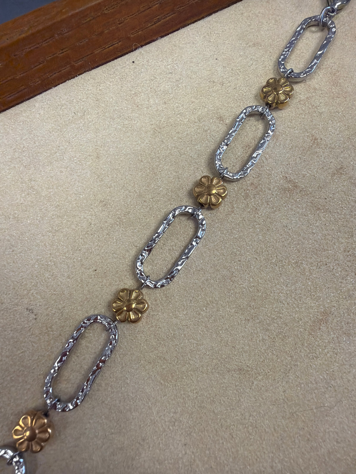 Stainless Gold Plated Multi Link Bracelet
