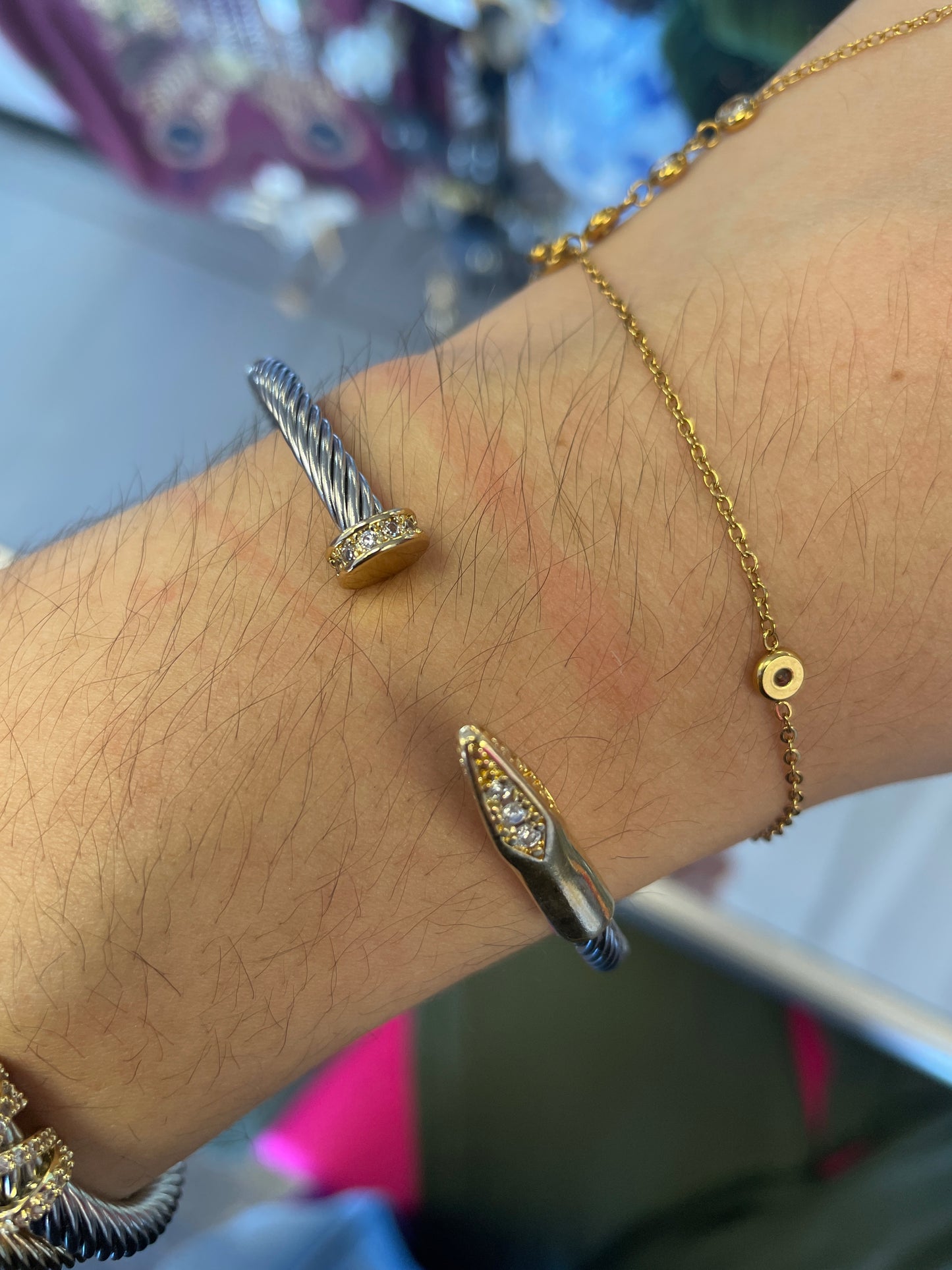Cable Bracelets Multi