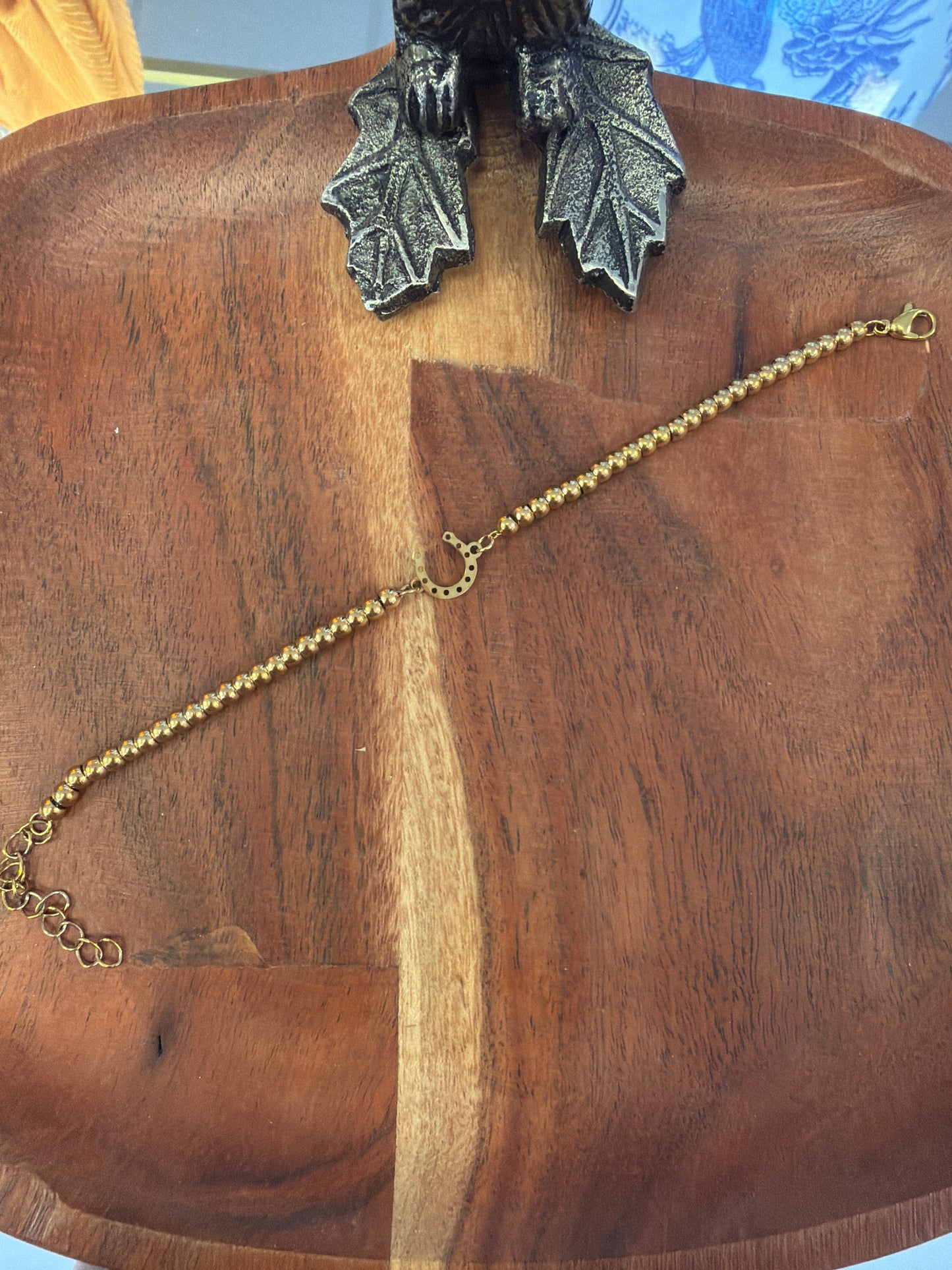 Horseshoe Beaded Bracelet