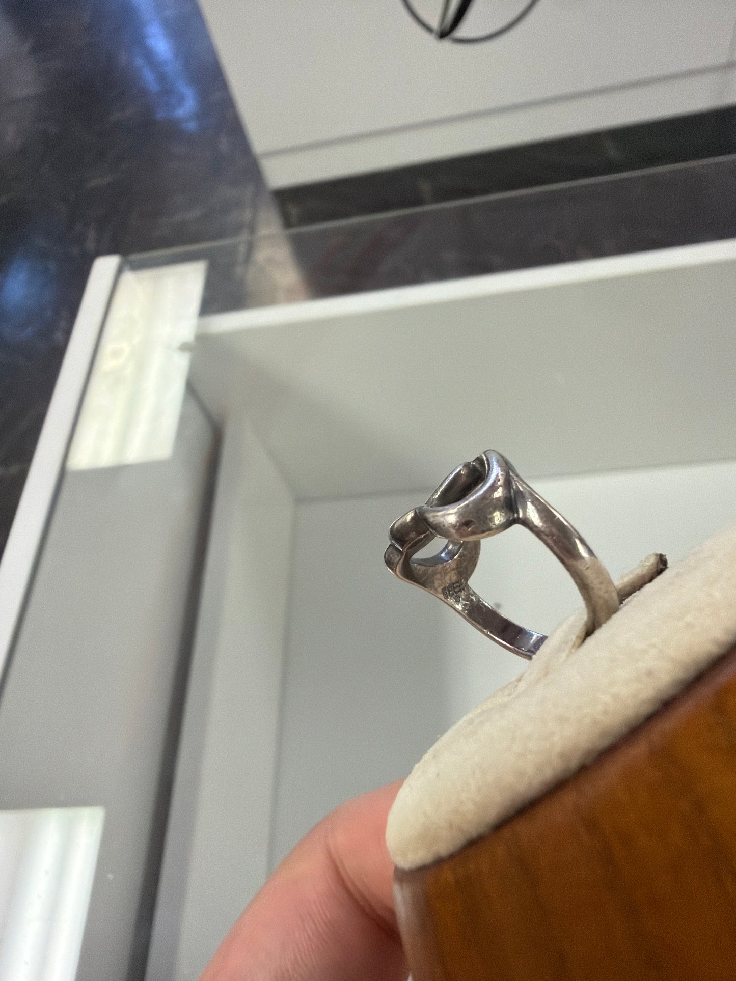 James Avery Double Linked Hearts Size 4 & Half