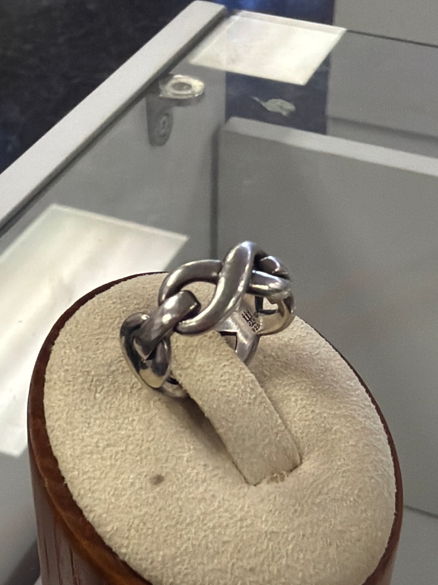 James Avery Retired Bold Infinity Ring Band Size 5