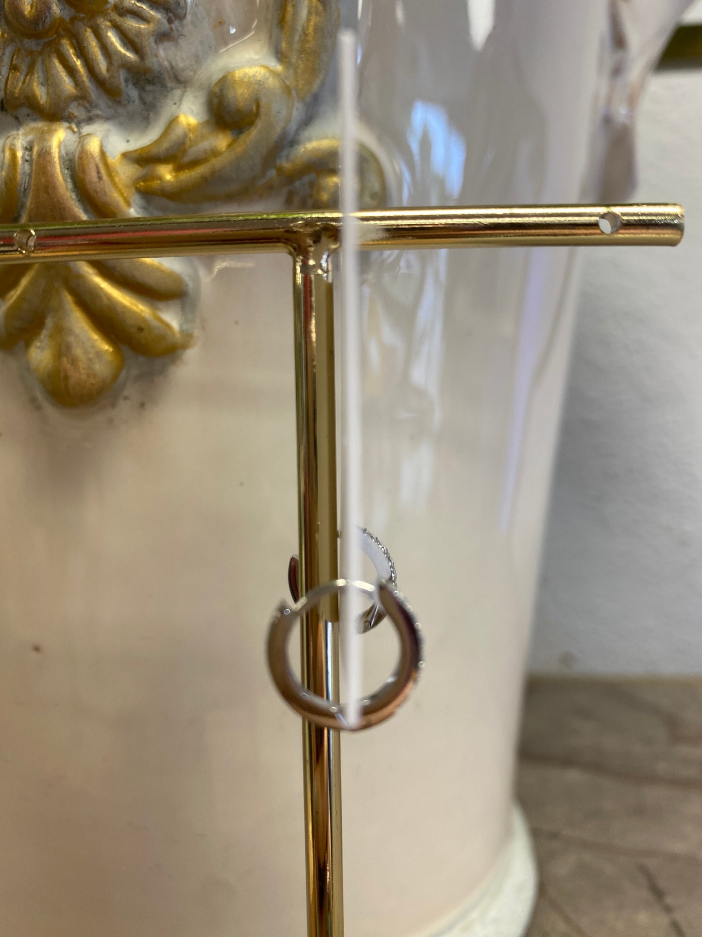 Crystal Huggies Hoop Earrings