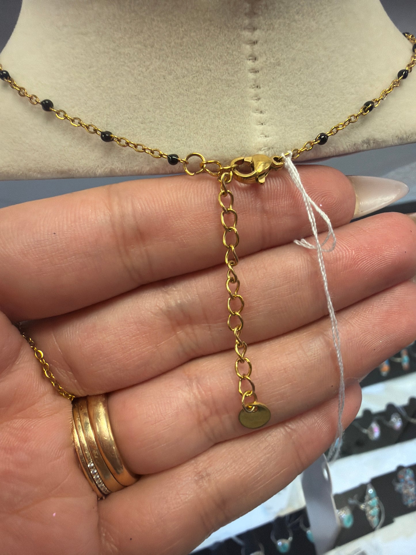 Gold plated Saint Benedict Charm Necklace