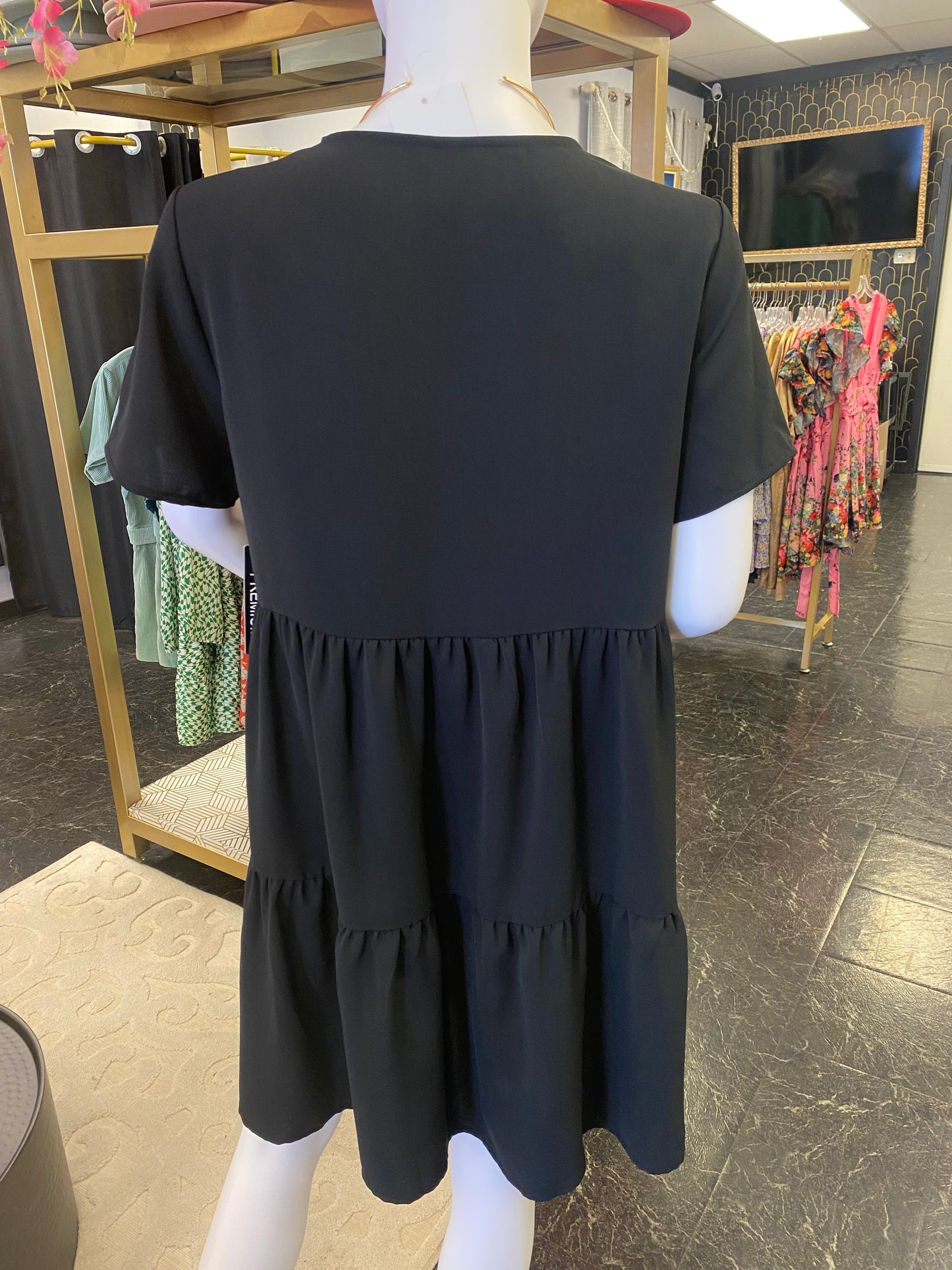 Black Dress Layered Dress
