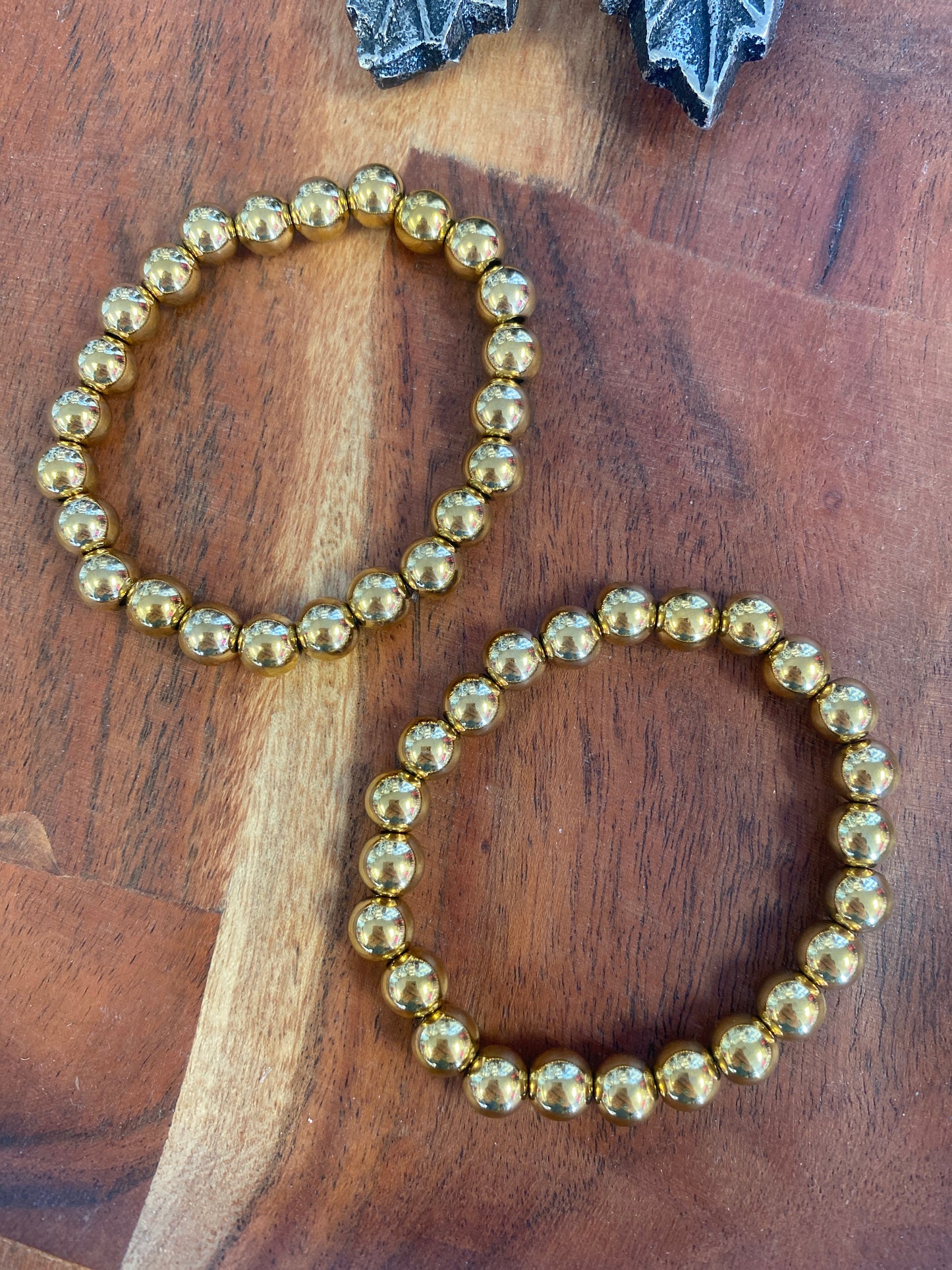 Beaded Stainless Steel Bracelets