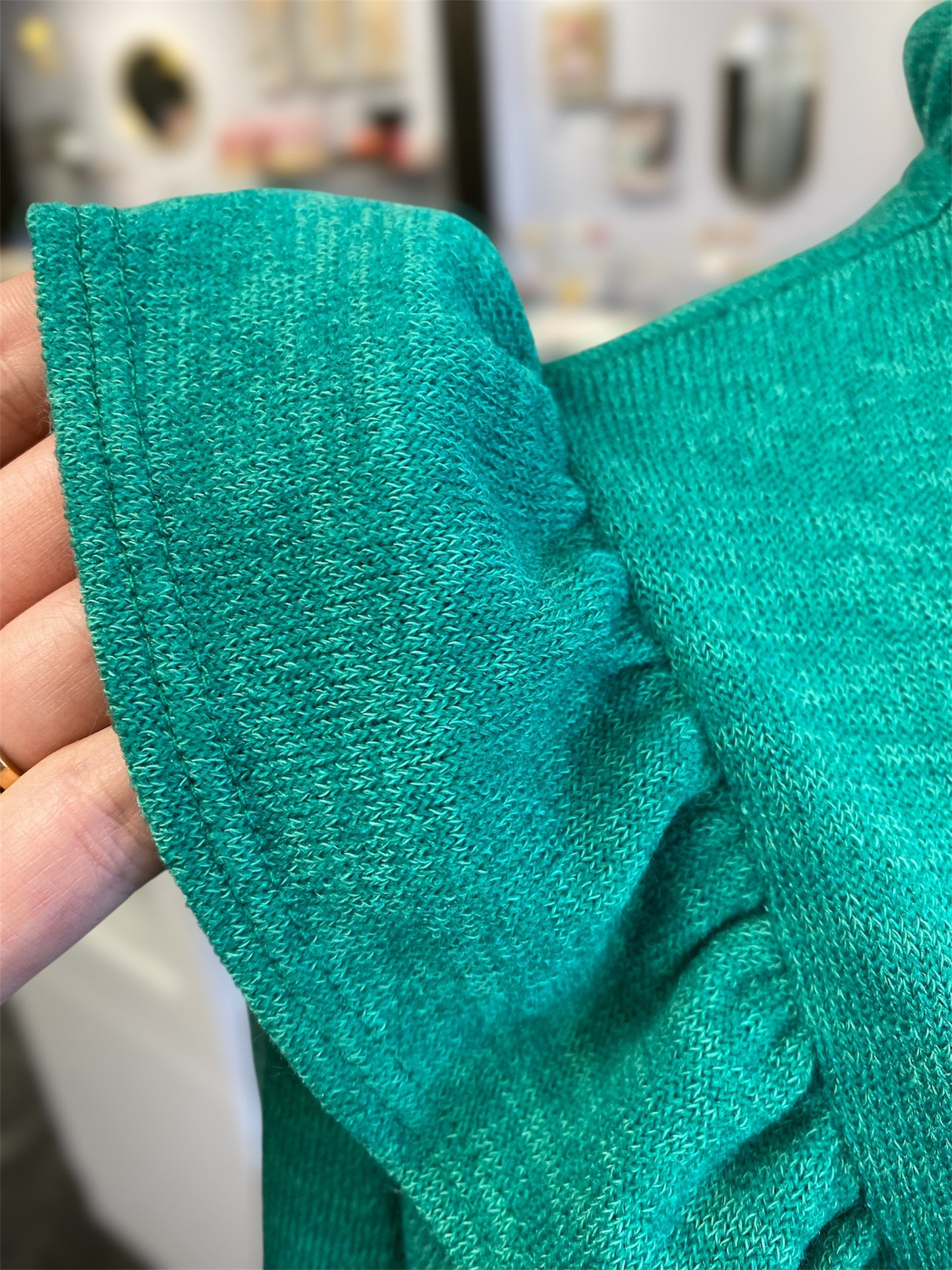 Green Sweater Dress