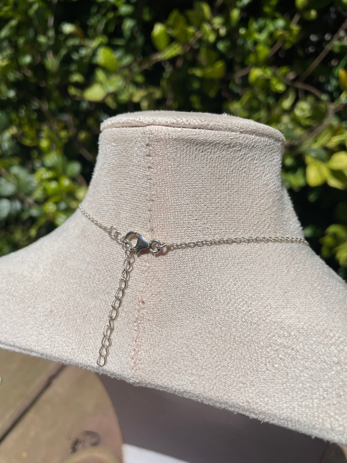 Bumble Bee Jasper 925 Sterling Cow Necklace