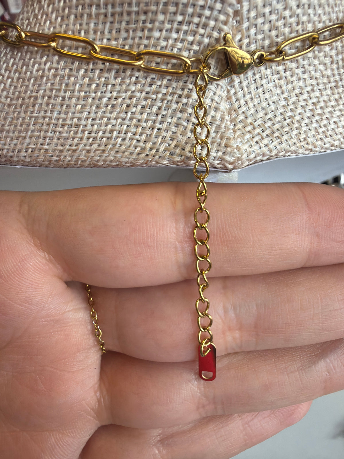 Stainless Steel Gold Plated Cross Necklace