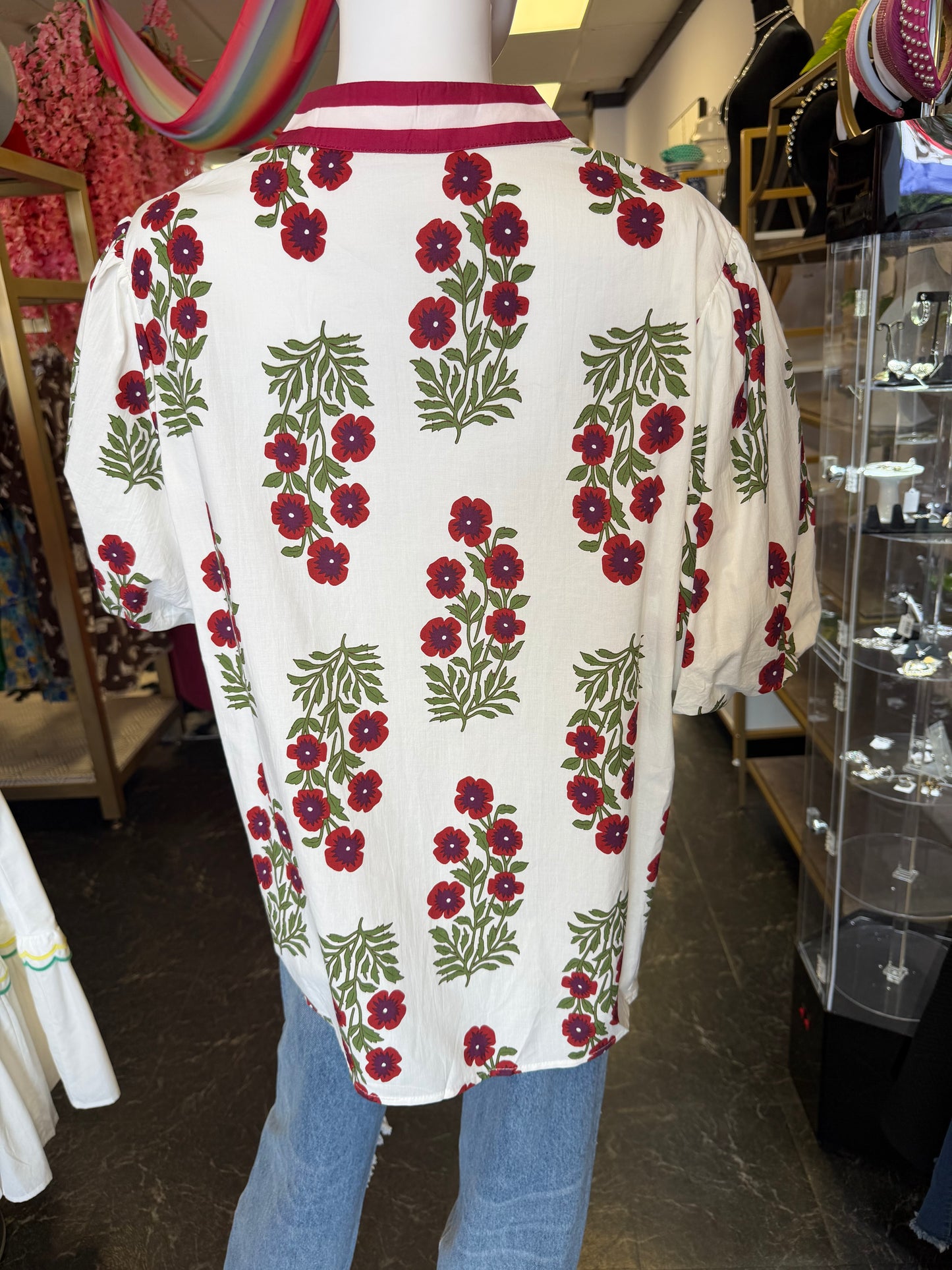 Cotton Floral Garden Top