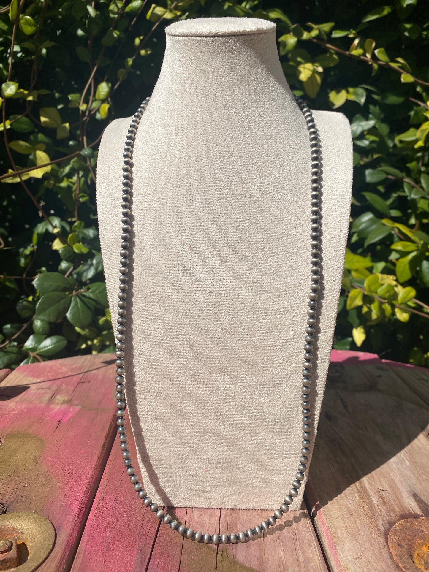 5mm Navajo | Navajo Style Handmade Navajo Style Pearls Necklace | Varying Lengths