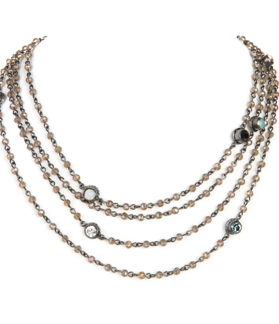 Magdalena - 4mm Vintage ORIGINAL - Gunmetal