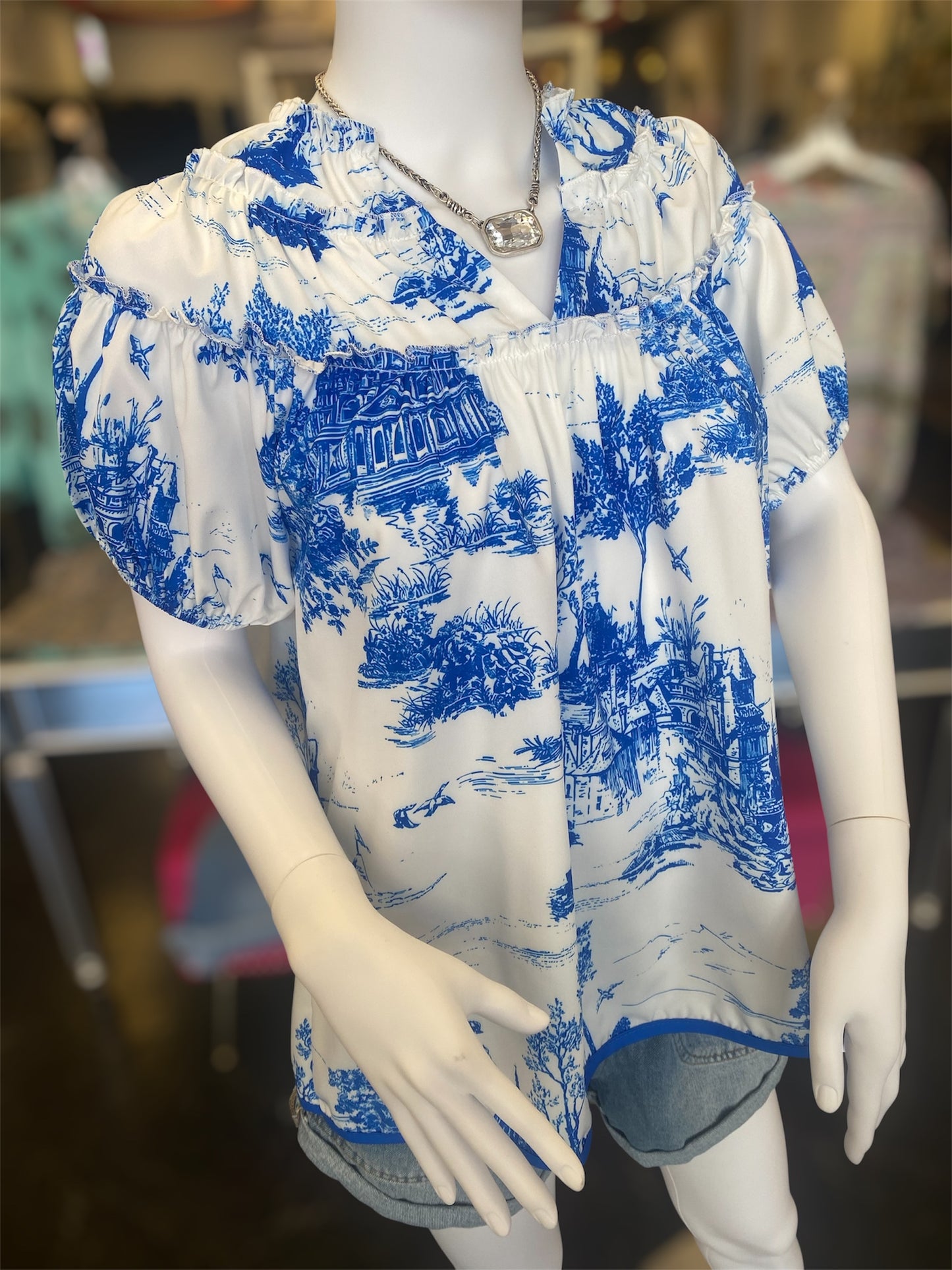 Toile De Jouy Top