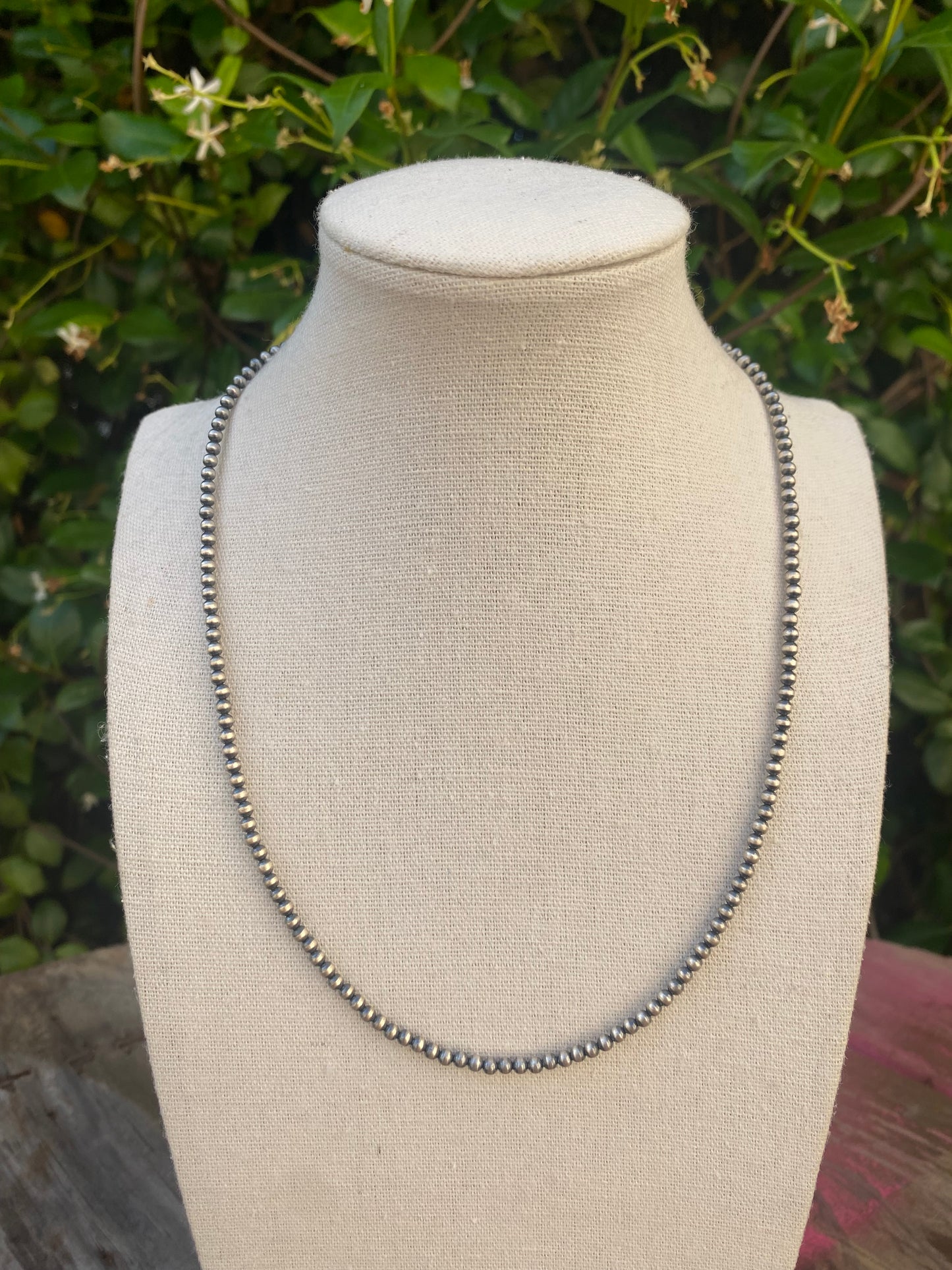 3 mm Navajo | Navajo Style Handmade Navajo Style Pearls Necklace | Varying Lengths