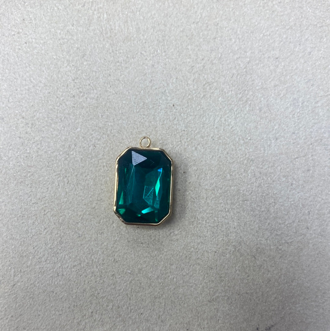 Gold Stone Charms