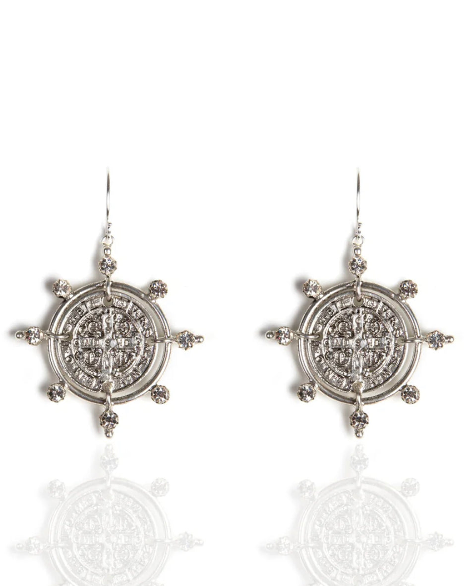 Cardinal San Benito Earrings