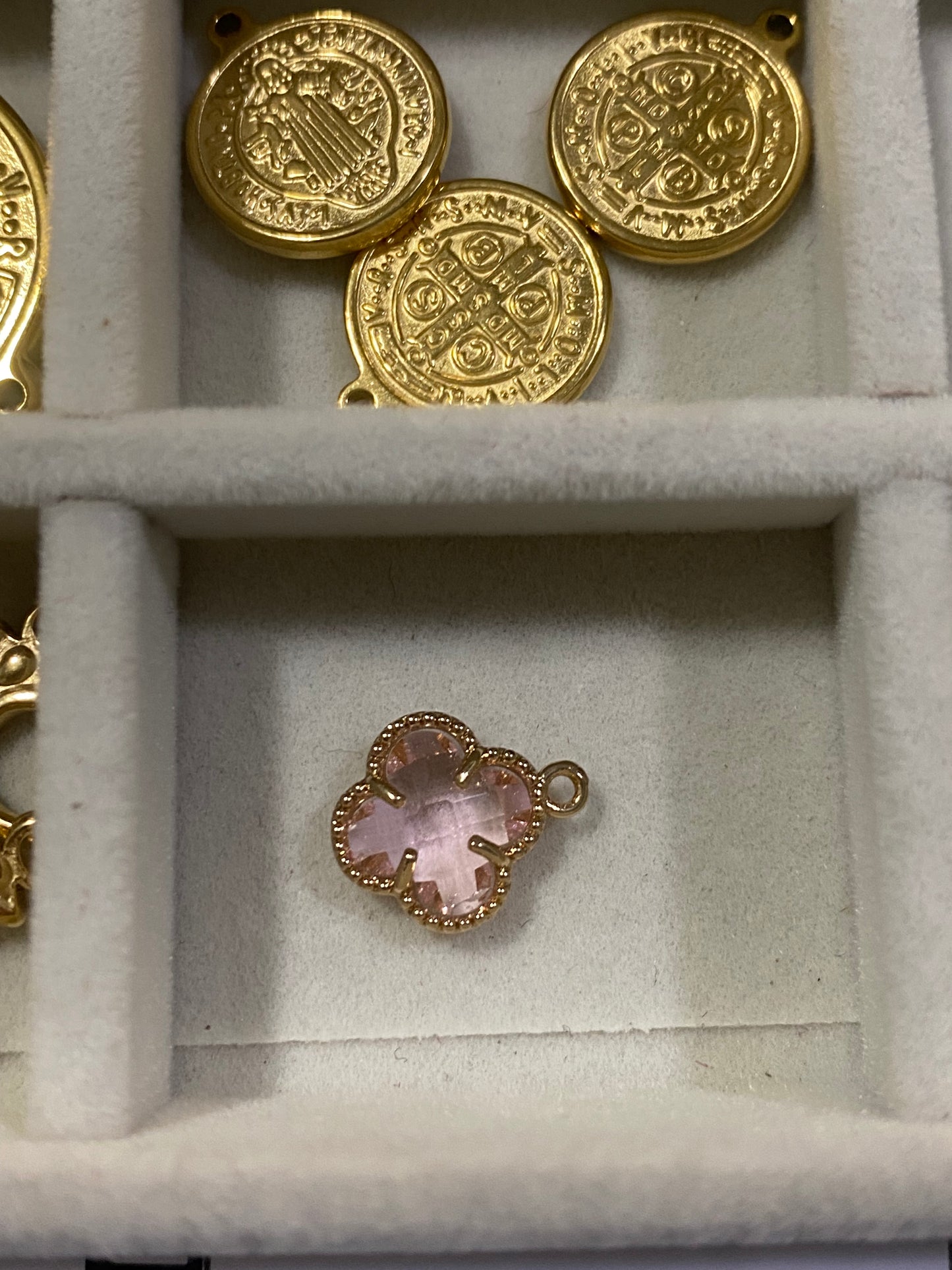 Pink Stone Charm