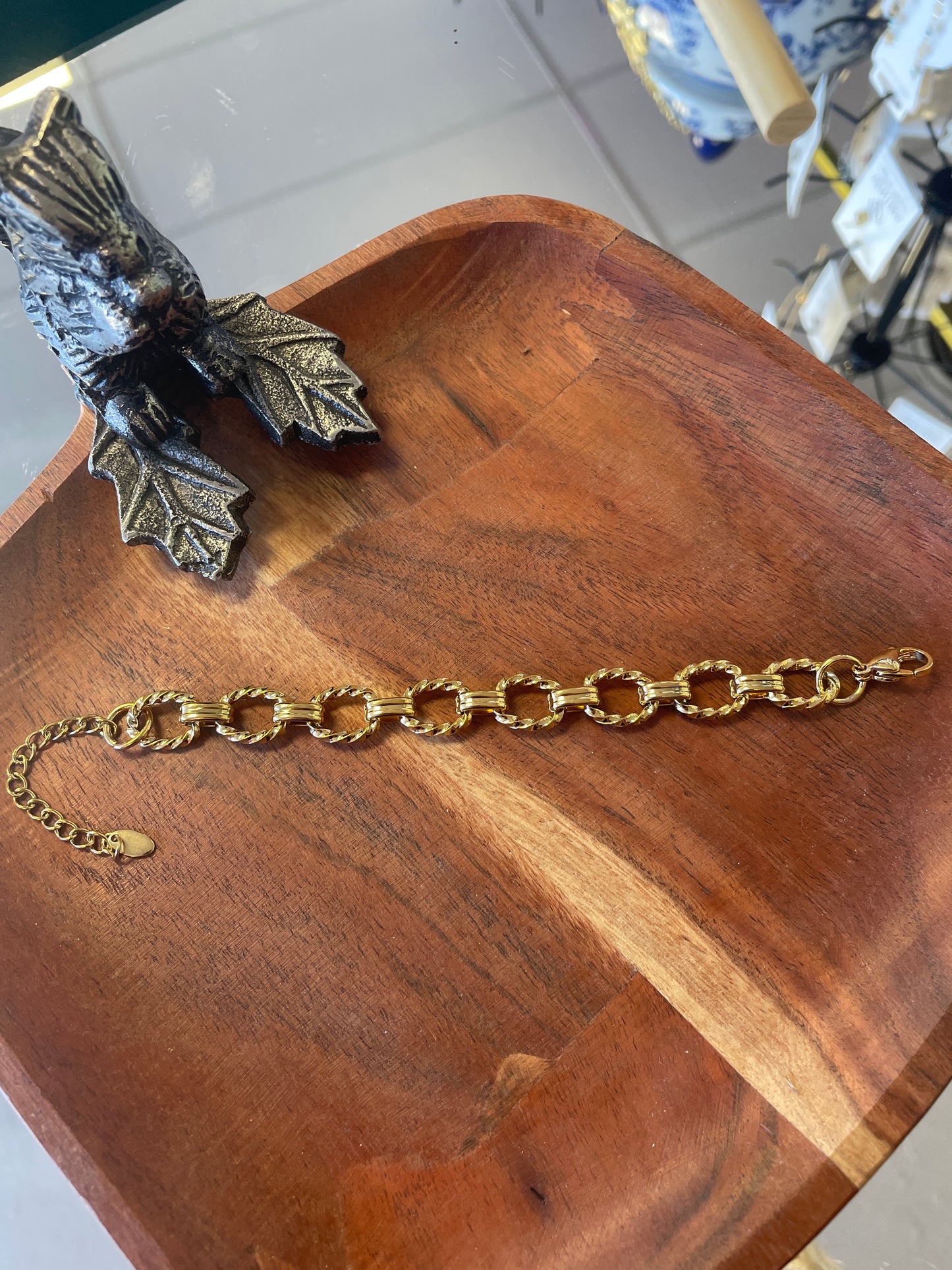 Gold Link Chain Bracelet