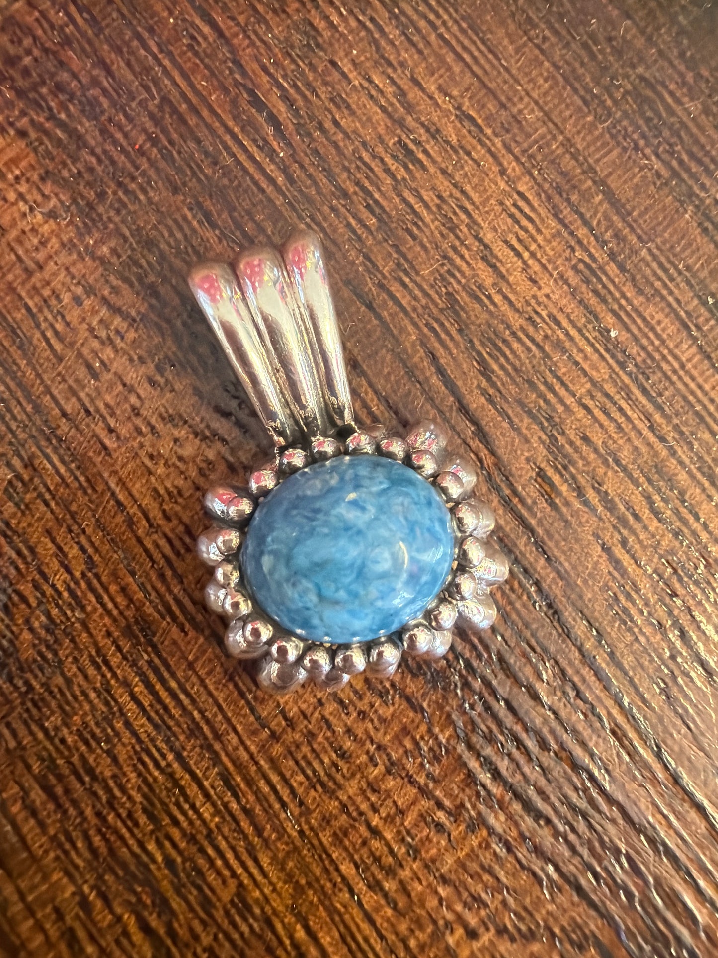 Blue Stone Slider Pendant
