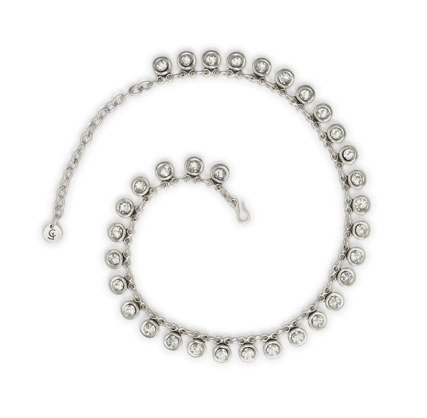 Handmade Hope Crystal Pewter Necklace