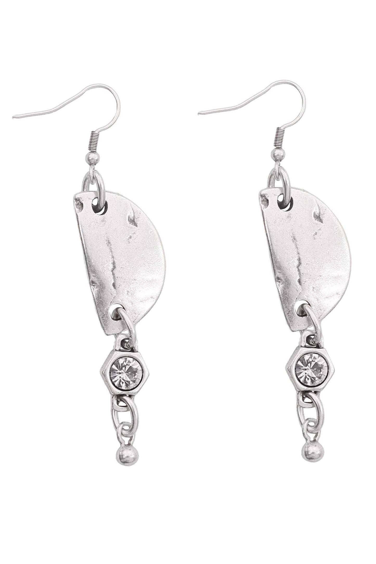 Handmade Pewter Earrings - 1812
