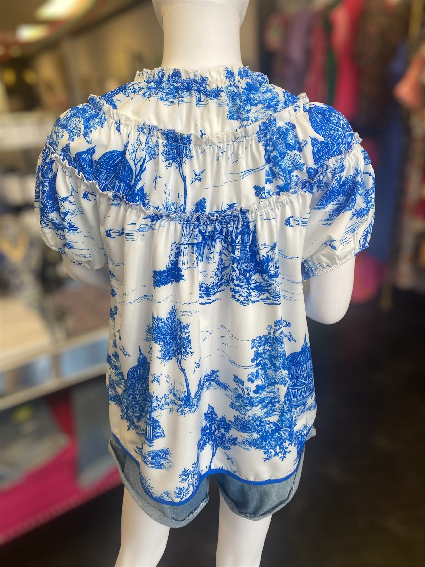 Toile De Jouy Top
