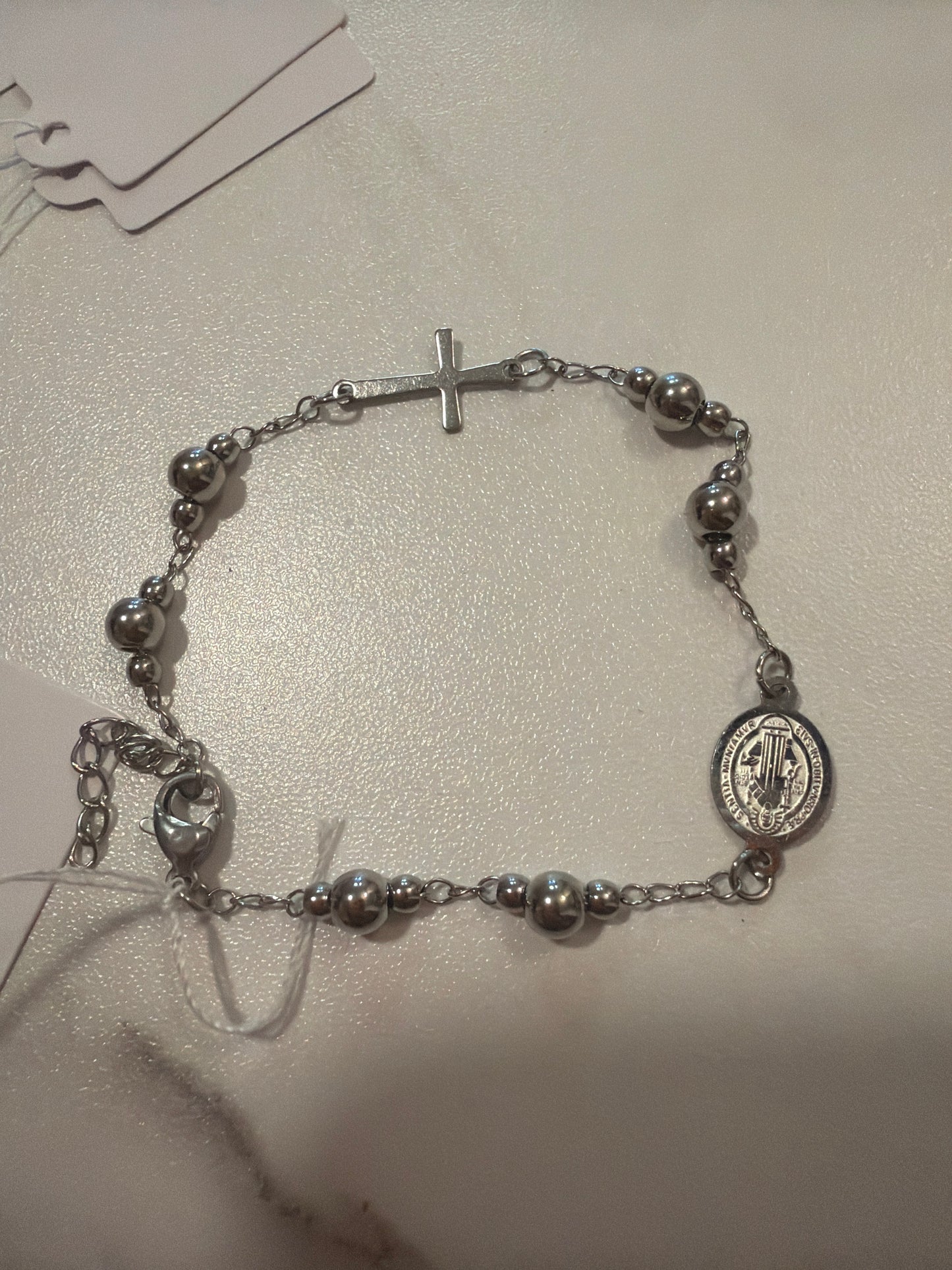 Religious Cross Beaded Bracelet