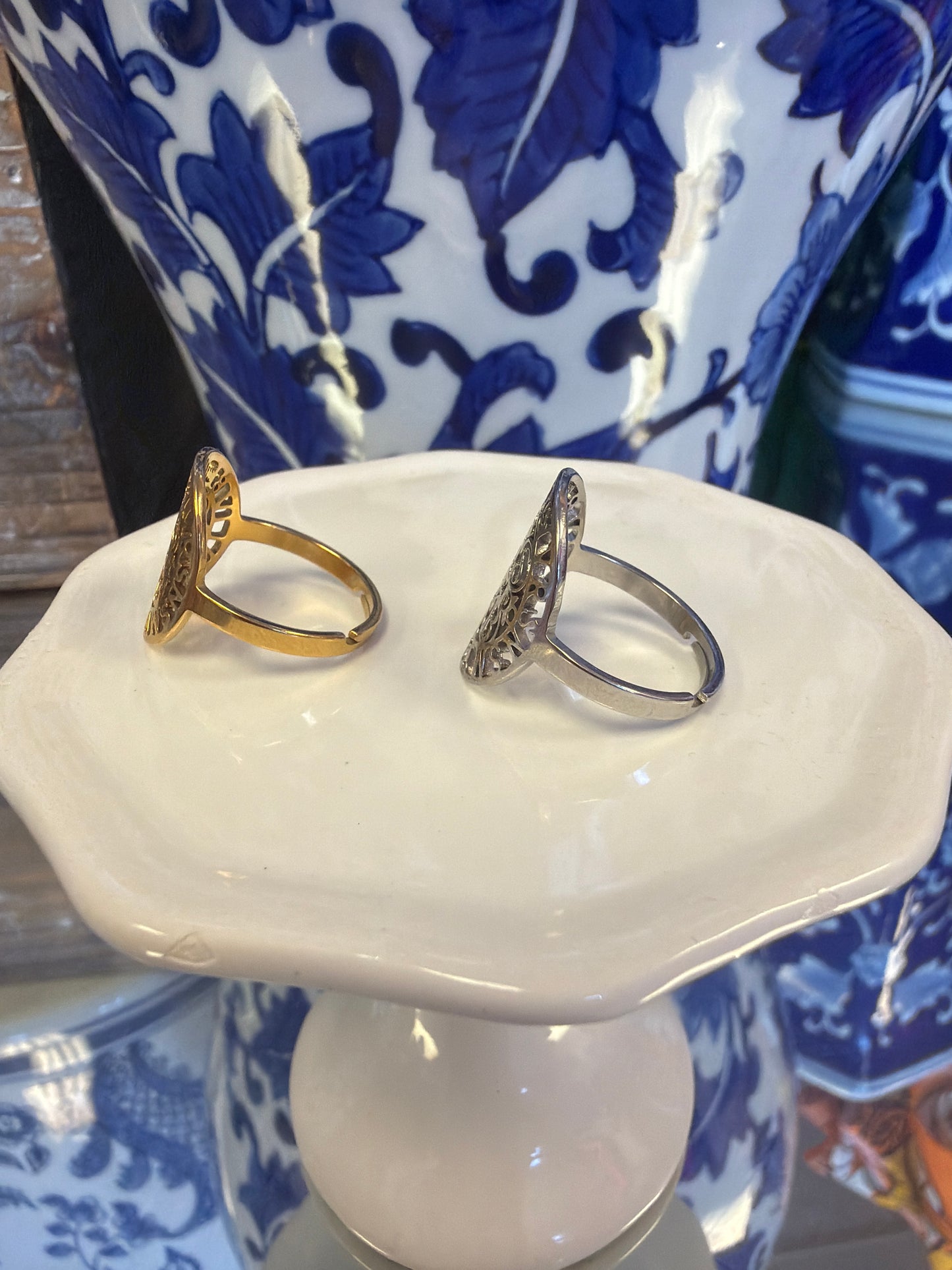 Stainless Steel Saint Benedict Rings