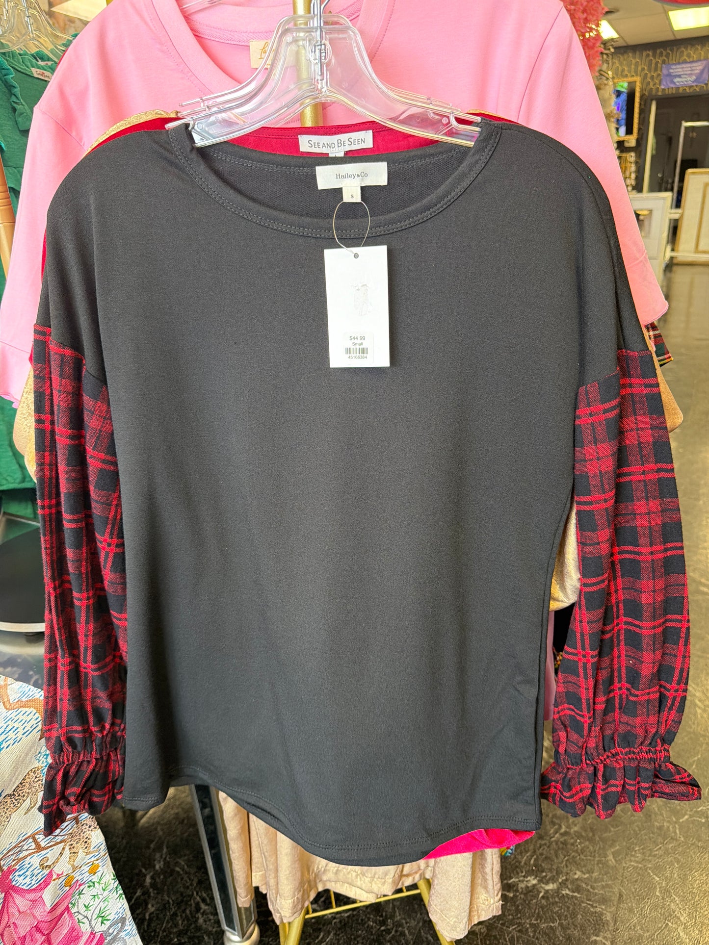 Soft Buffalo Plaid Top