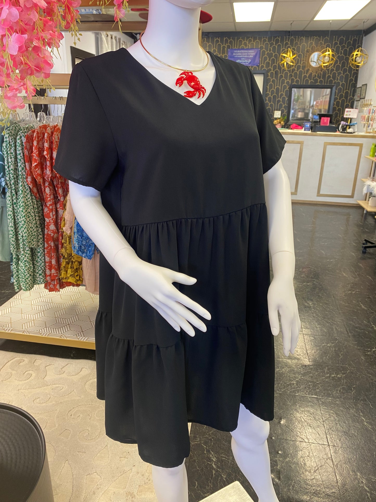Black Dress Layered Dress