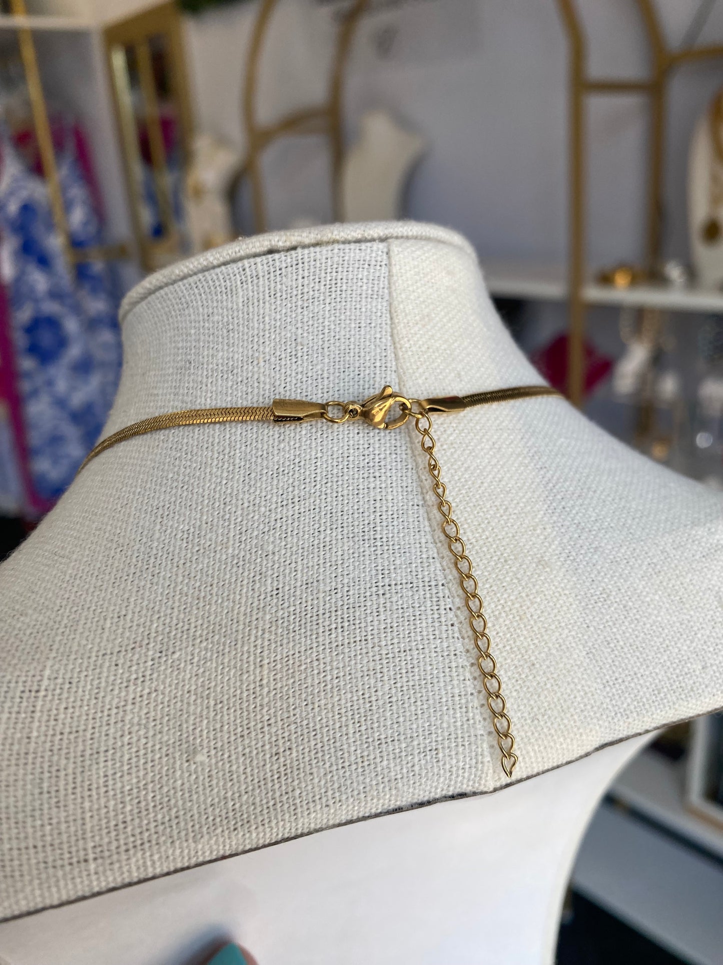 Stainless Gold Plated Cross