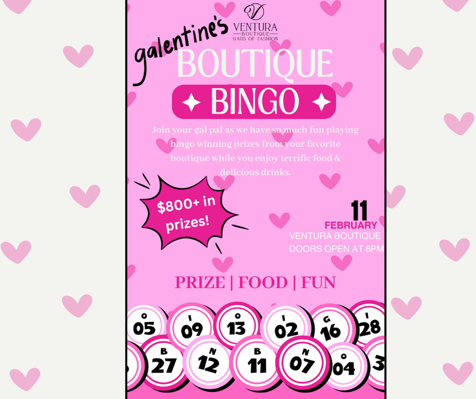 Boutique Bingo Ticket
