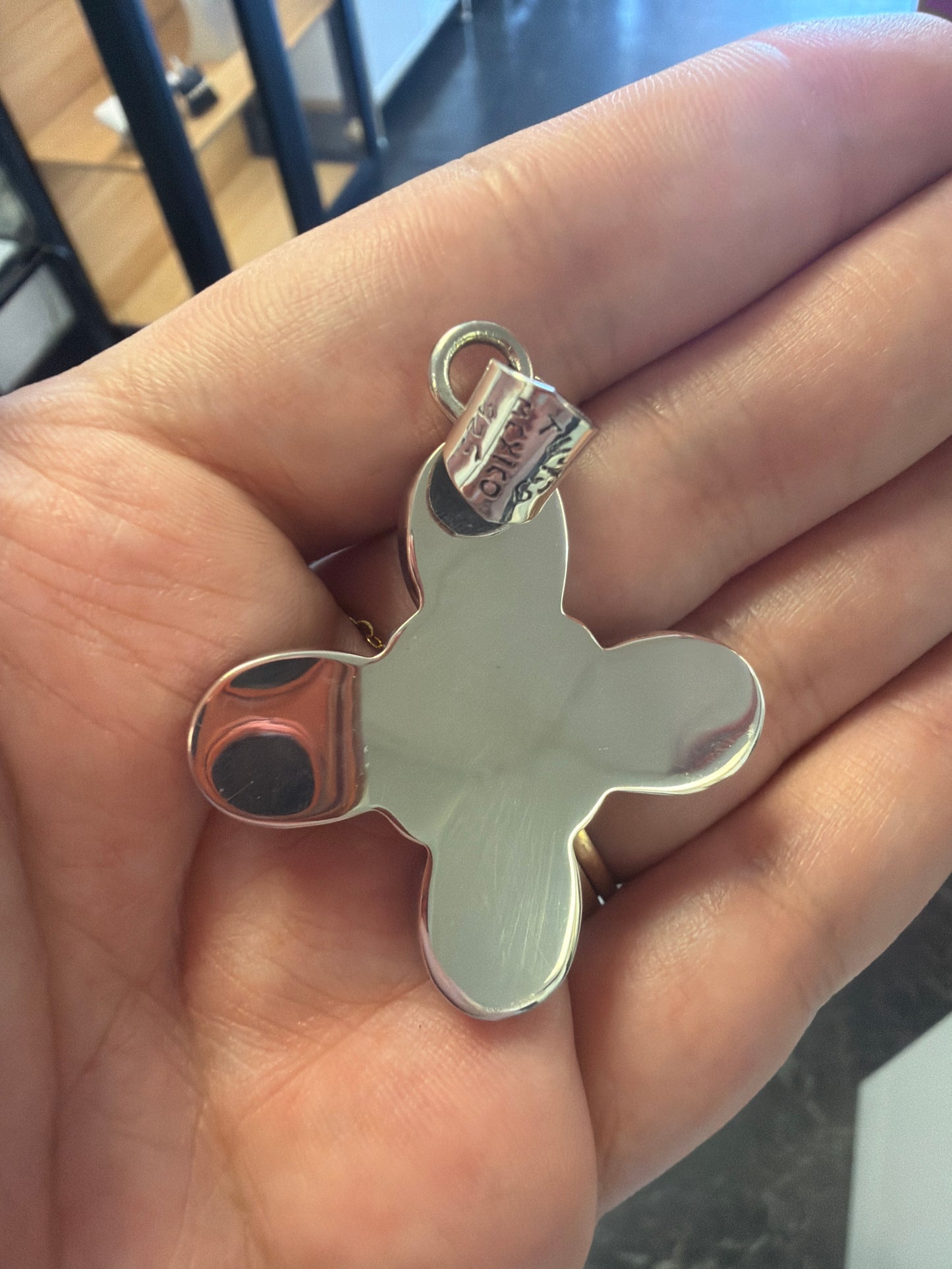 Sterling Silver Multi Stone Pendant