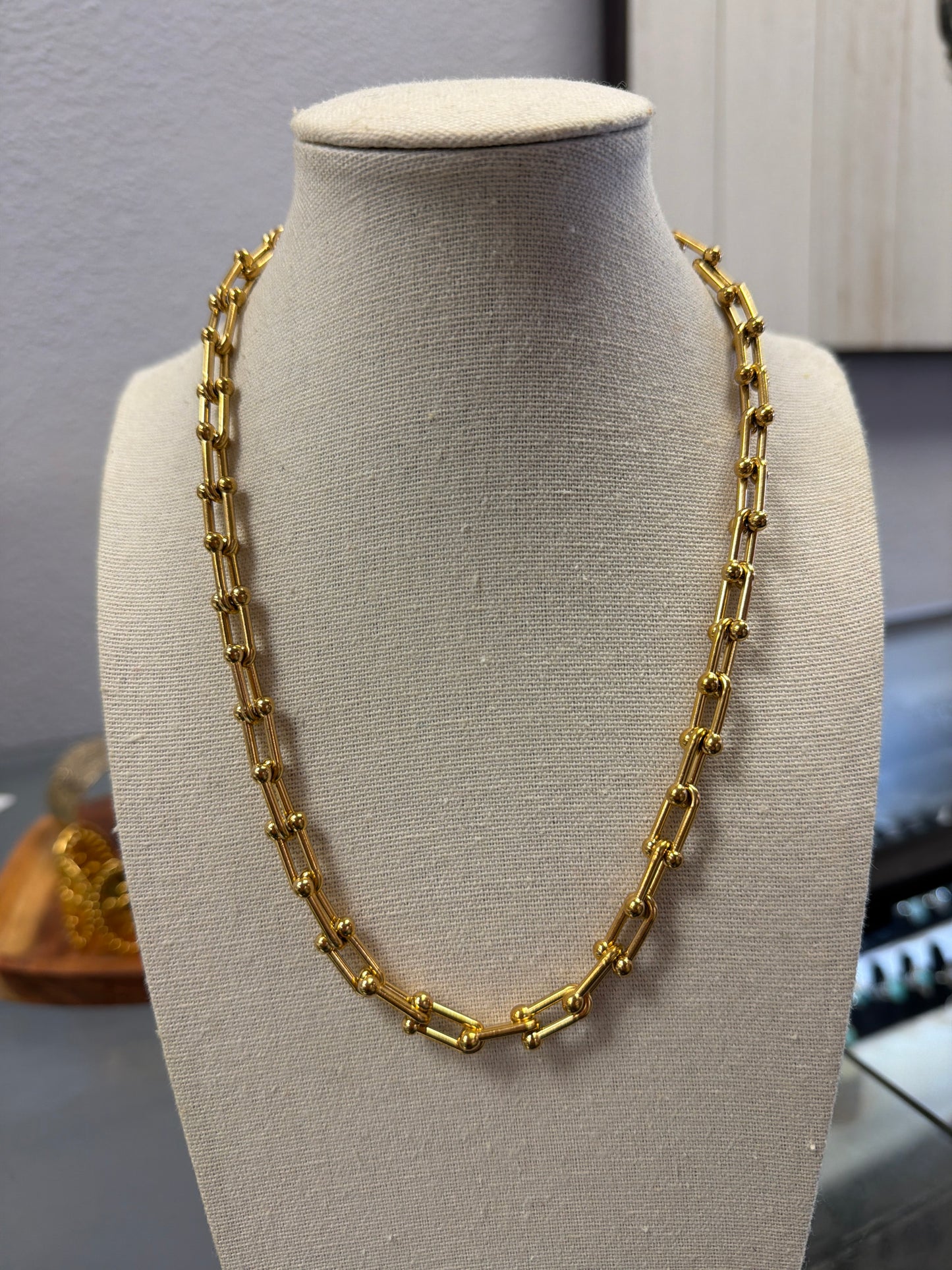 Stainless Hand-ware Necklace