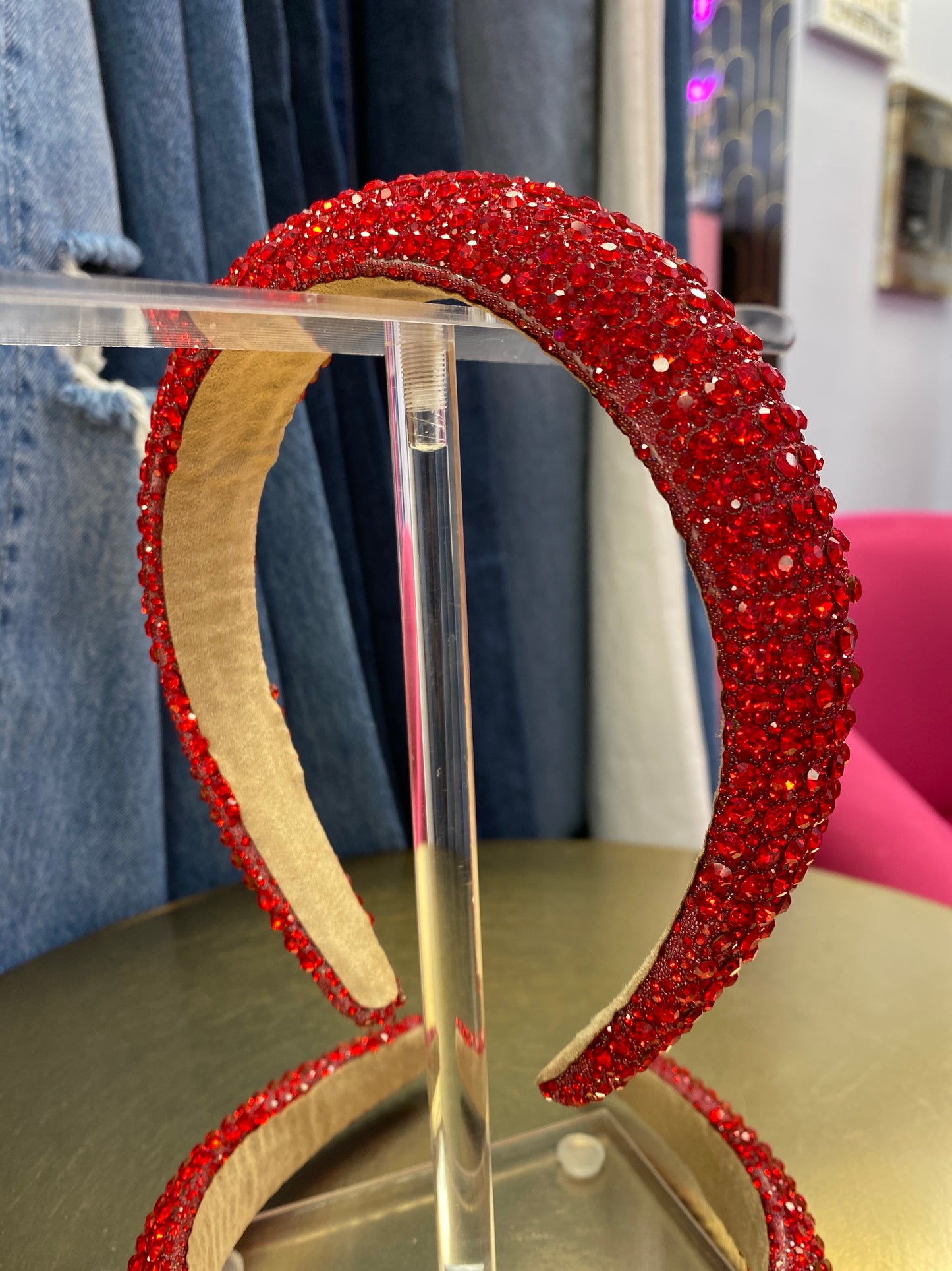 Sparkle Red Crystal Headband
