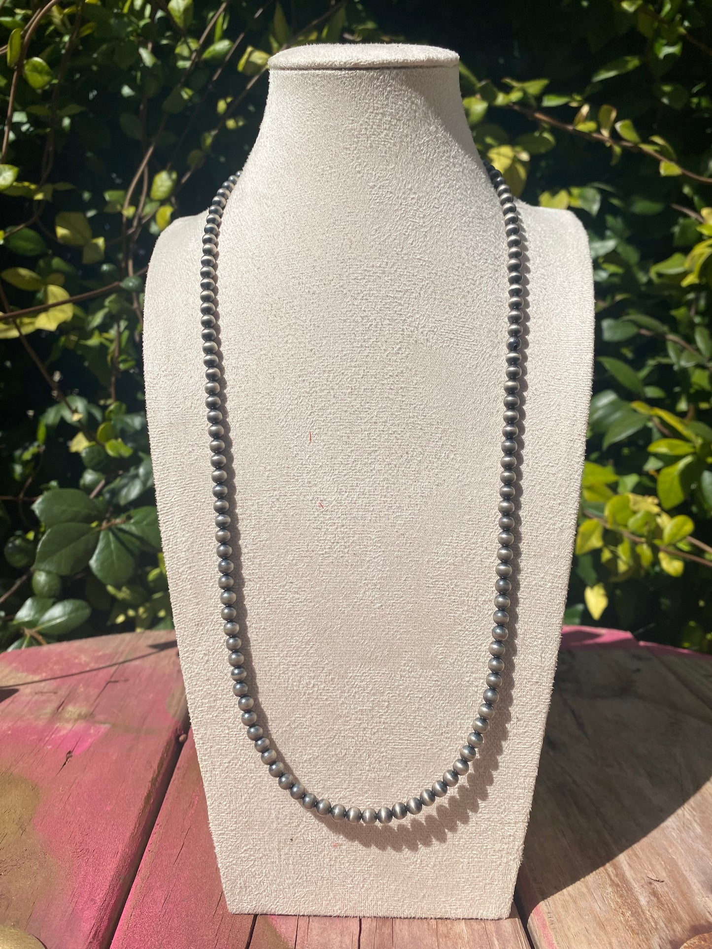 5mm Navajo | Navajo Style Handmade Navajo Style Pearls Necklace | Varying Lengths