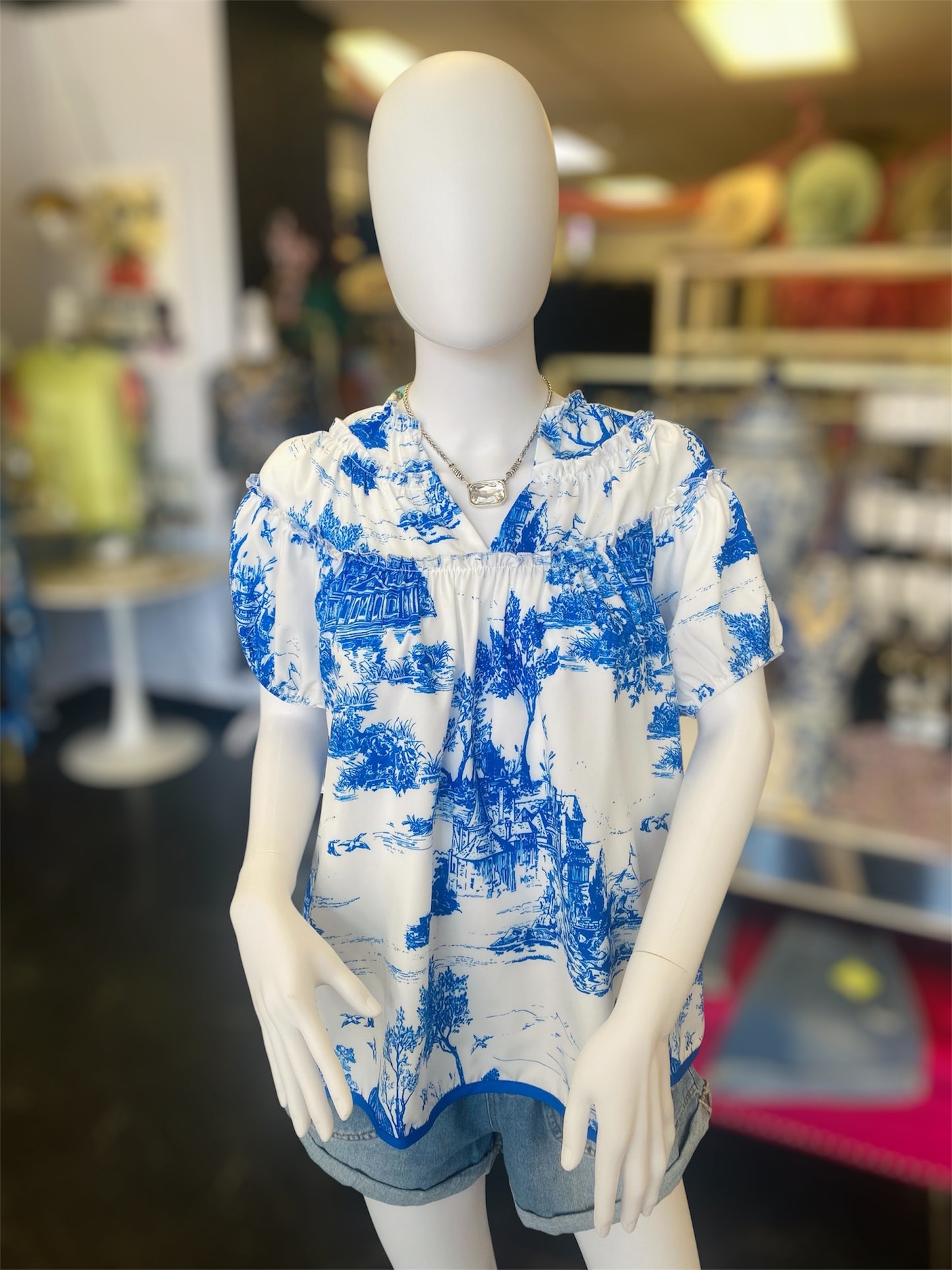 Toile De Jouy Top