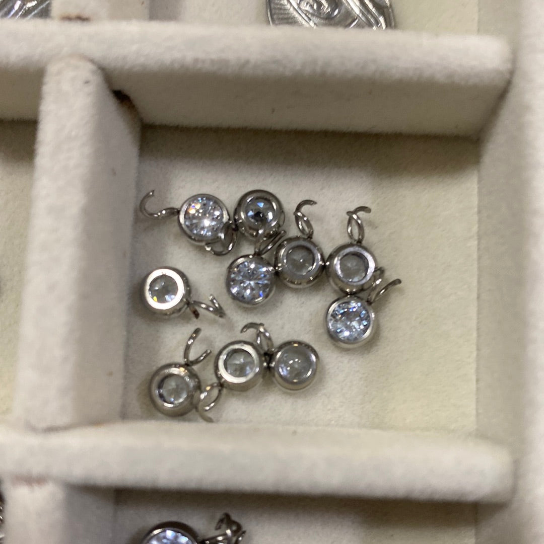 Small crystal enhancer charms