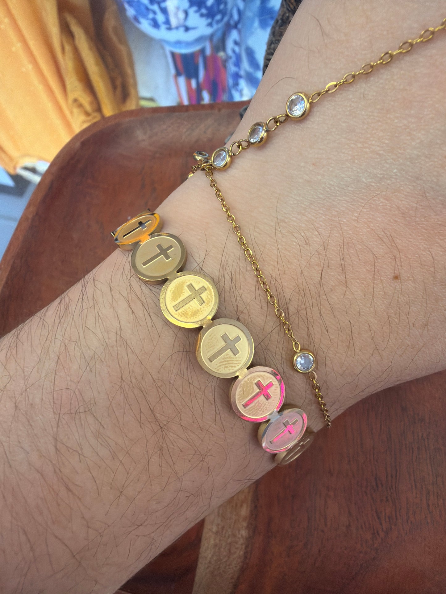 Muti Cross Stainless Cuff