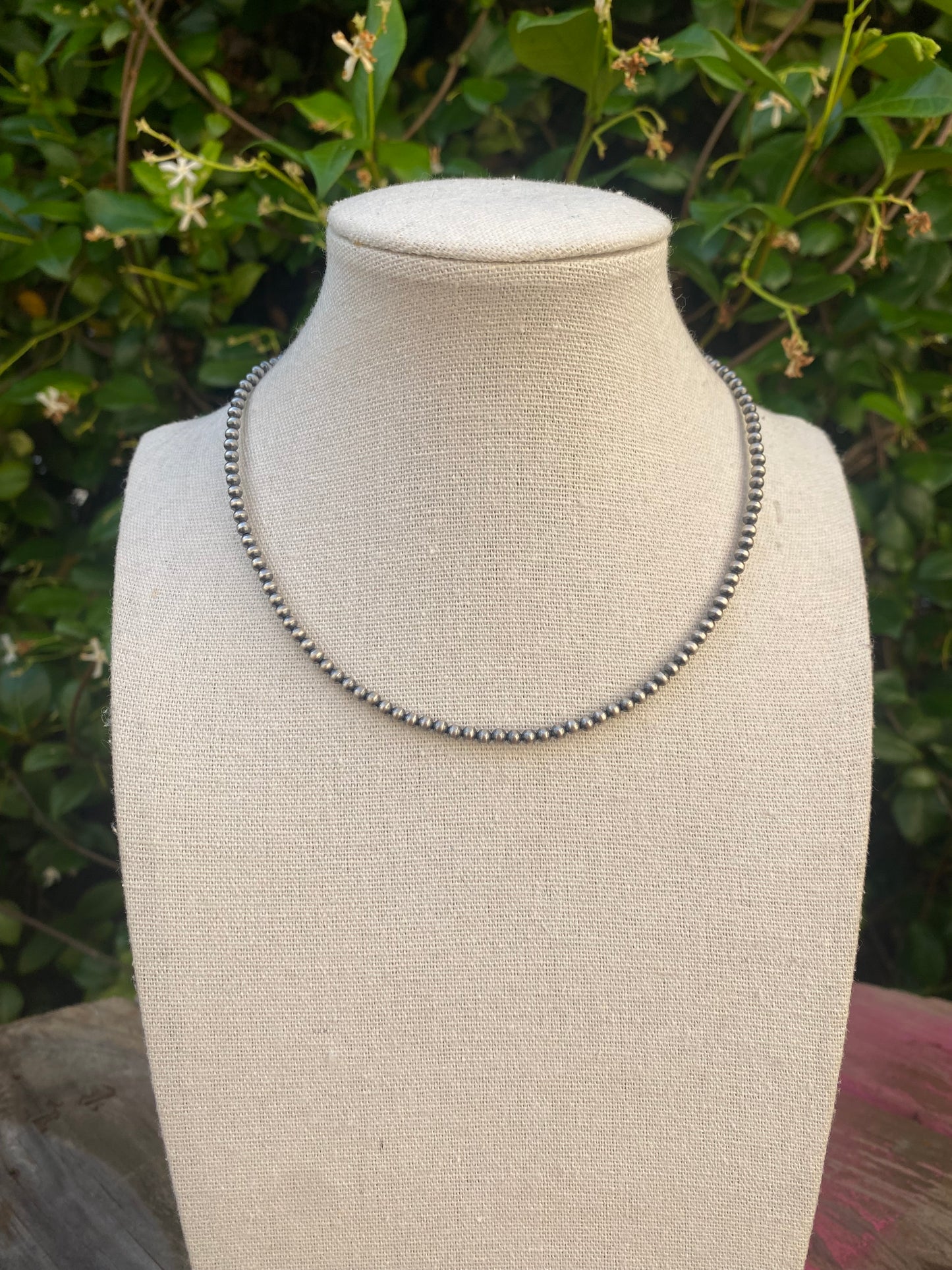 3 mm Navajo | Navajo Style Handmade Navajo Style Pearls Necklace | Varying Lengths