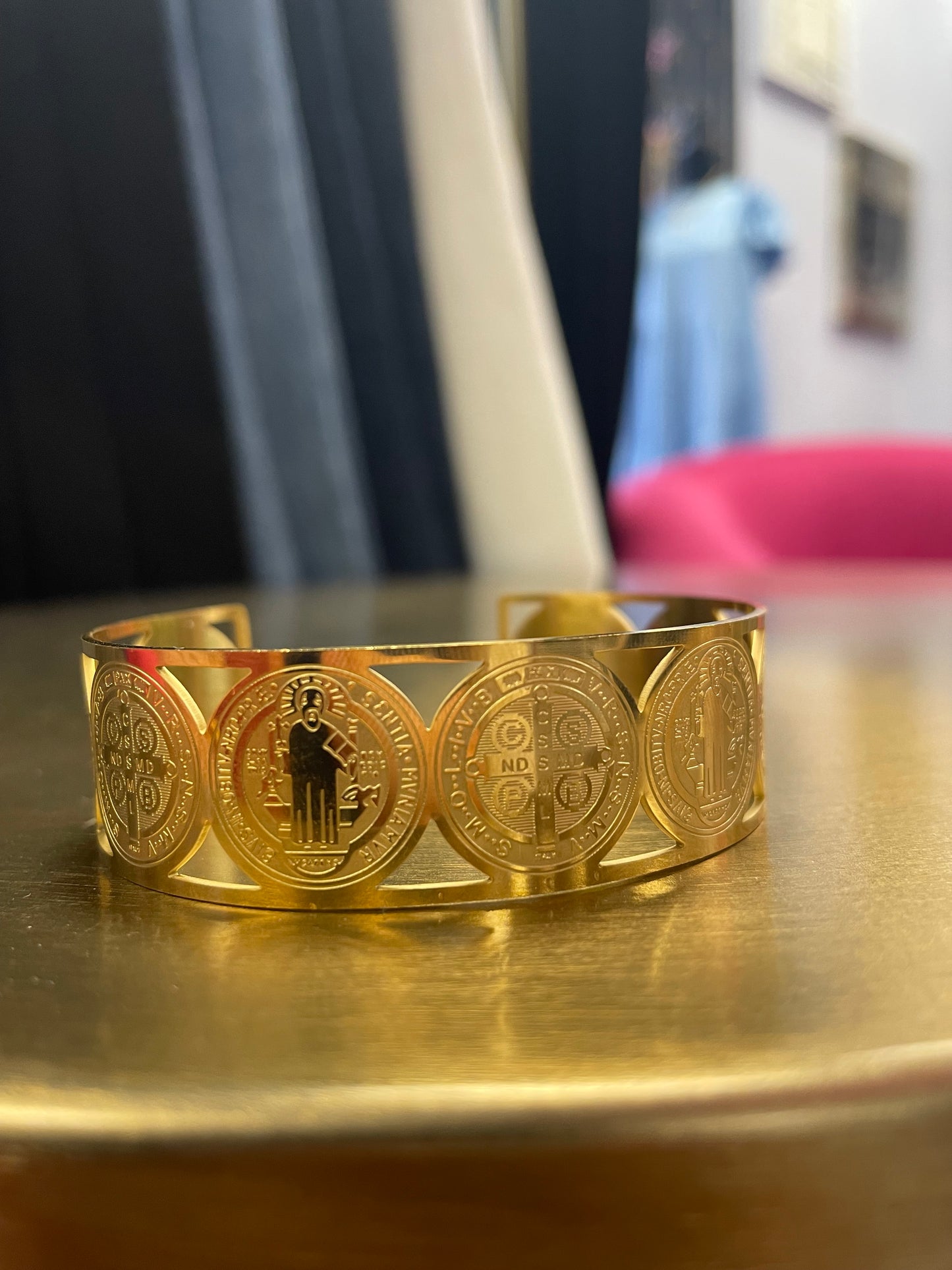 Saint Benedict Cuff Bracelet