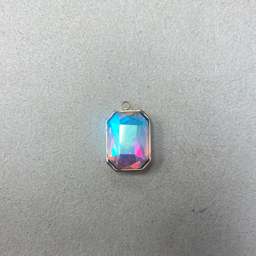 Gold Stone Charms