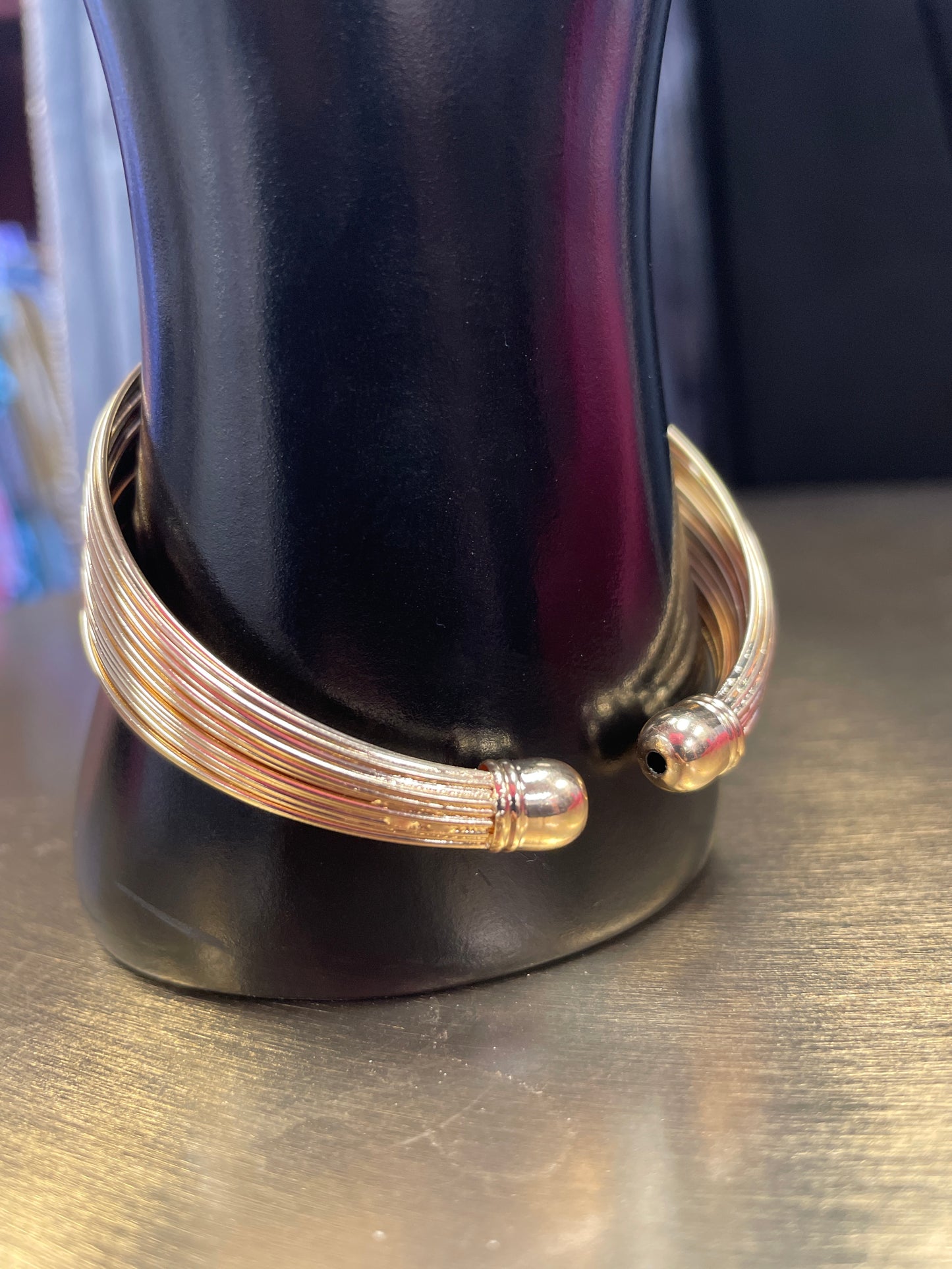 Wire Wrap Cuff Bracelet