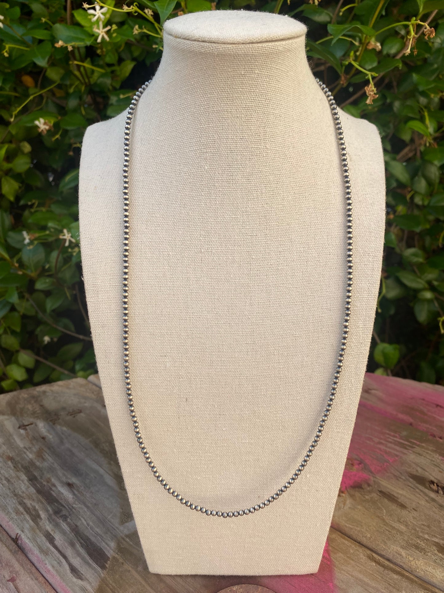 3 mm Navajo | Navajo Style Handmade Navajo Style Pearls Necklace | Varying Lengths